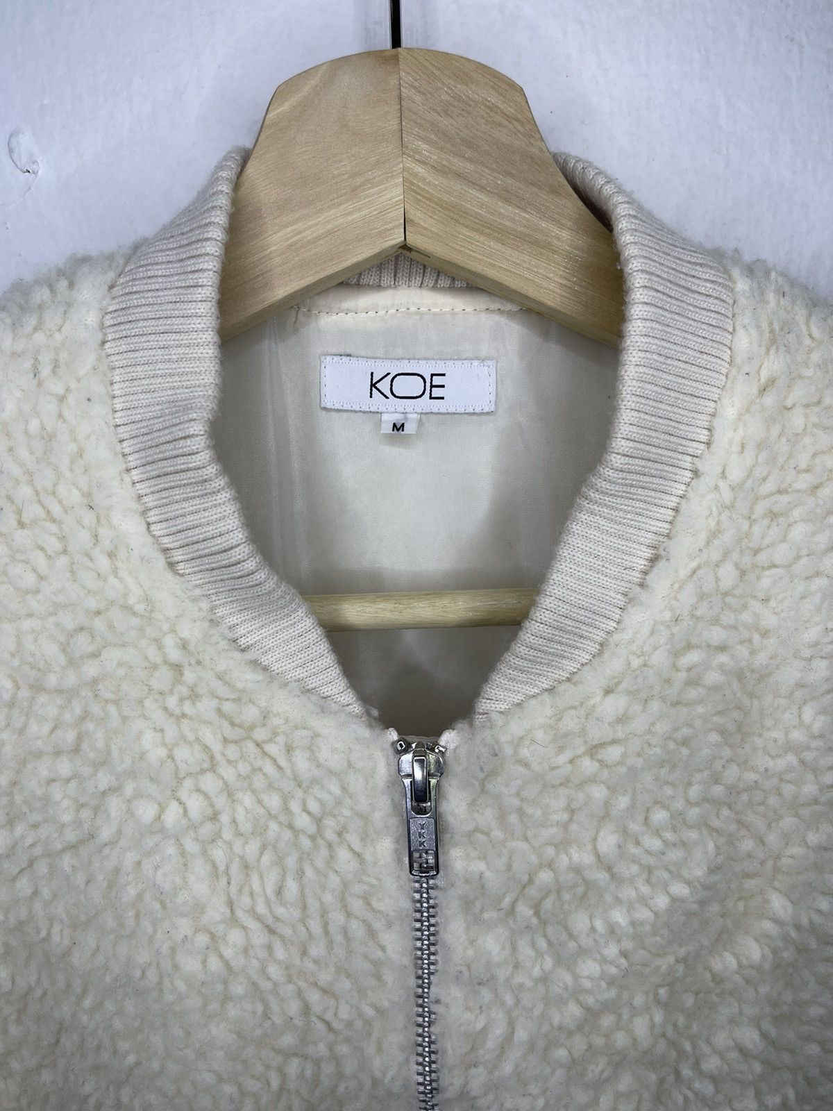 Japanese Brand KOE japanese sherpa fleece varsity jacket Size US M / EU 48-50 / 2 - 3 Thumbnail