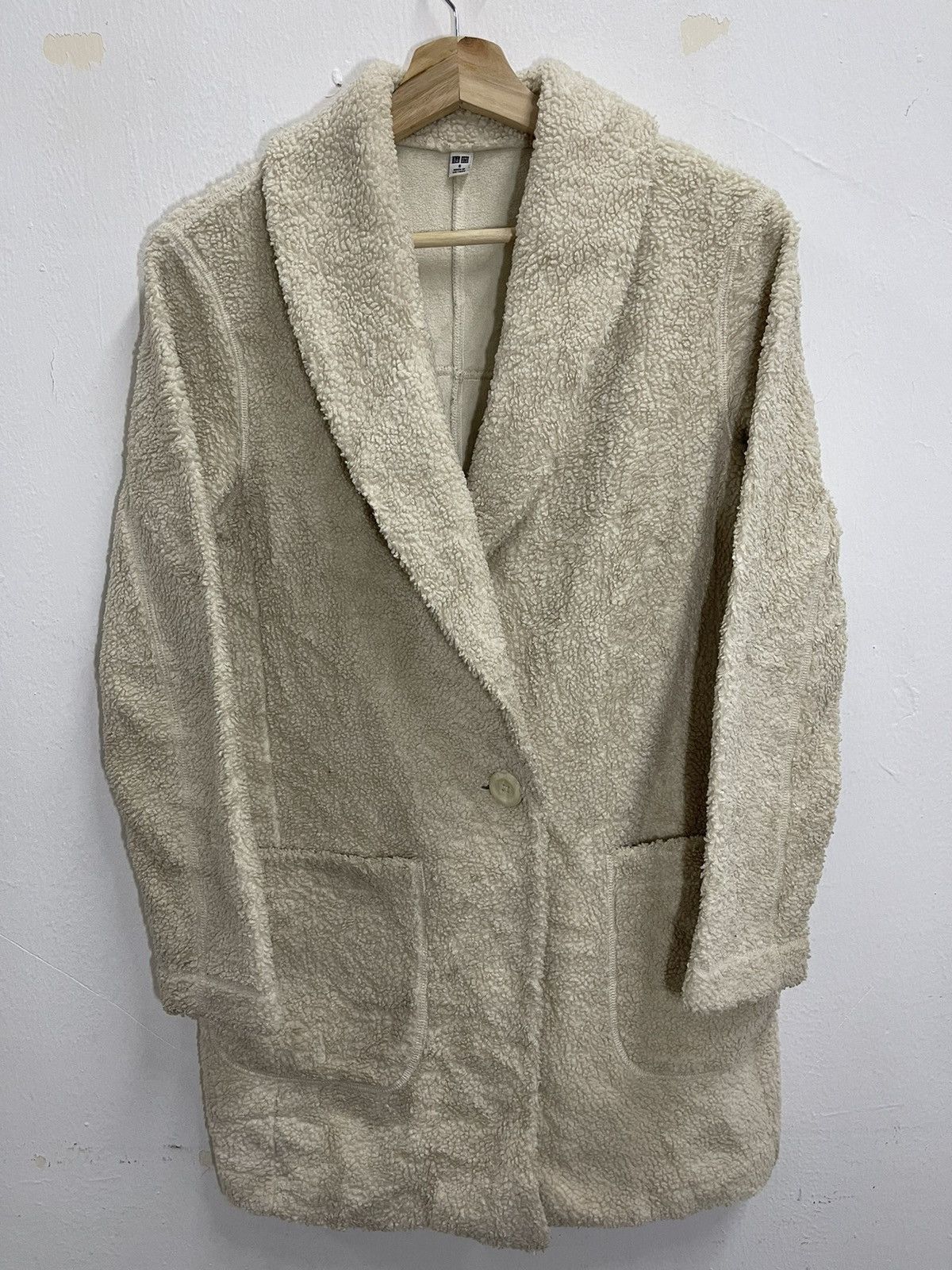 Uniqlo uniqlo fleece sherpa colar jacket | Grailed