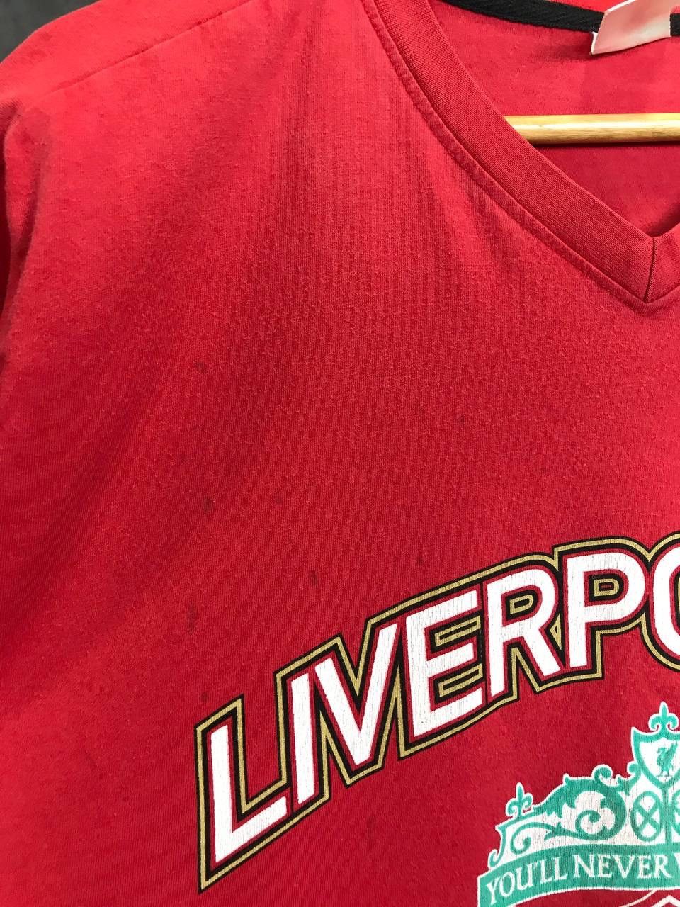 Vintage F.C Liverpool soccer vintage big logo tee Size US XL / EU 56 / 4 - 9 Thumbnail