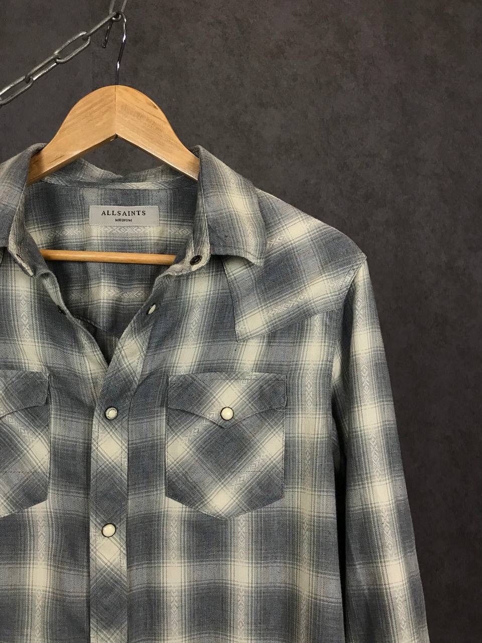 Allsaints Allsaints luxury streetwear shirt Size US M / EU 48-50 / 2 - 2 Thumbnail