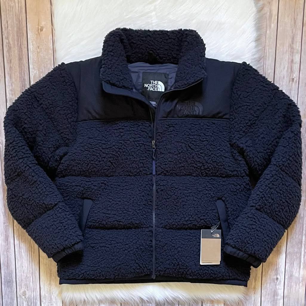The North Face North Face Navy Sherpa Nuptse Down Jacket Size US L / EU 52-54 / 3 - 2 Thumbnail