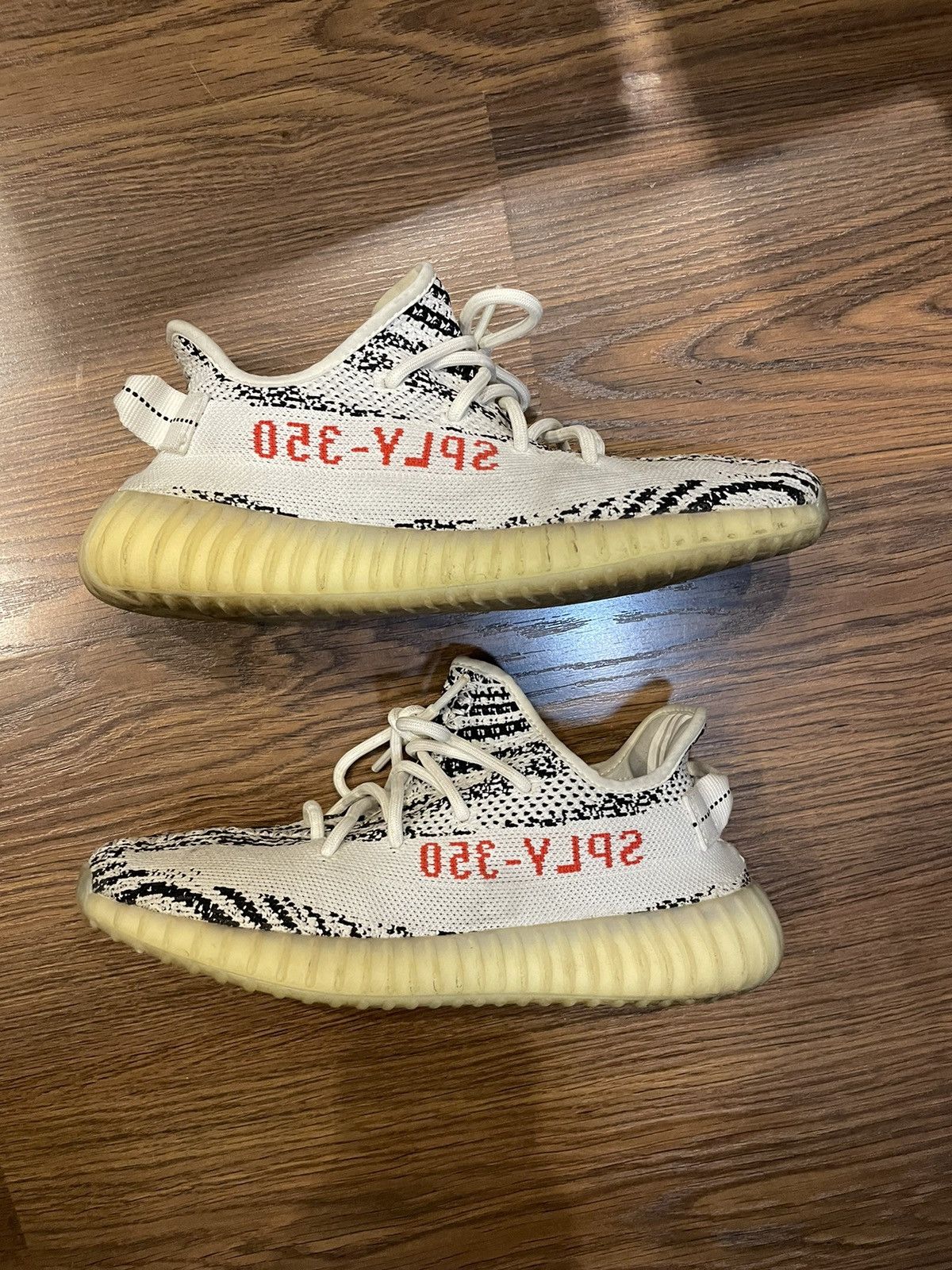 Adidas × Kanye West Adidas Yeezy Zebra 350 v2 Boost Size US 8 / EU 41 - 4 Thumbnail
