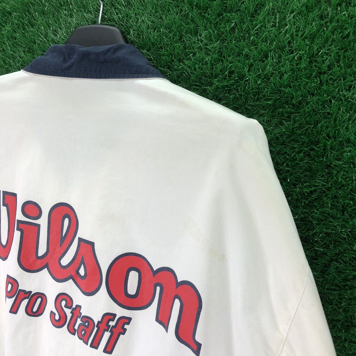 Wilson Vintage 80's Wilson Pro Staff Sweater Zipper Jacket Size US L / EU 52-54 / 3 - 2 Thumbnail