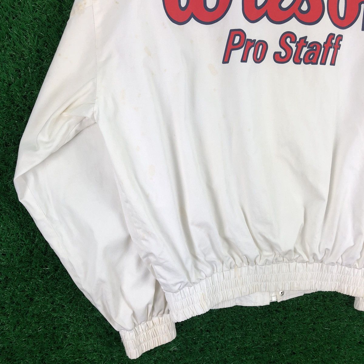 Wilson Vintage 80's Wilson Pro Staff Sweater Zipper Jacket Size US L / EU 52-54 / 3 - 3 Thumbnail