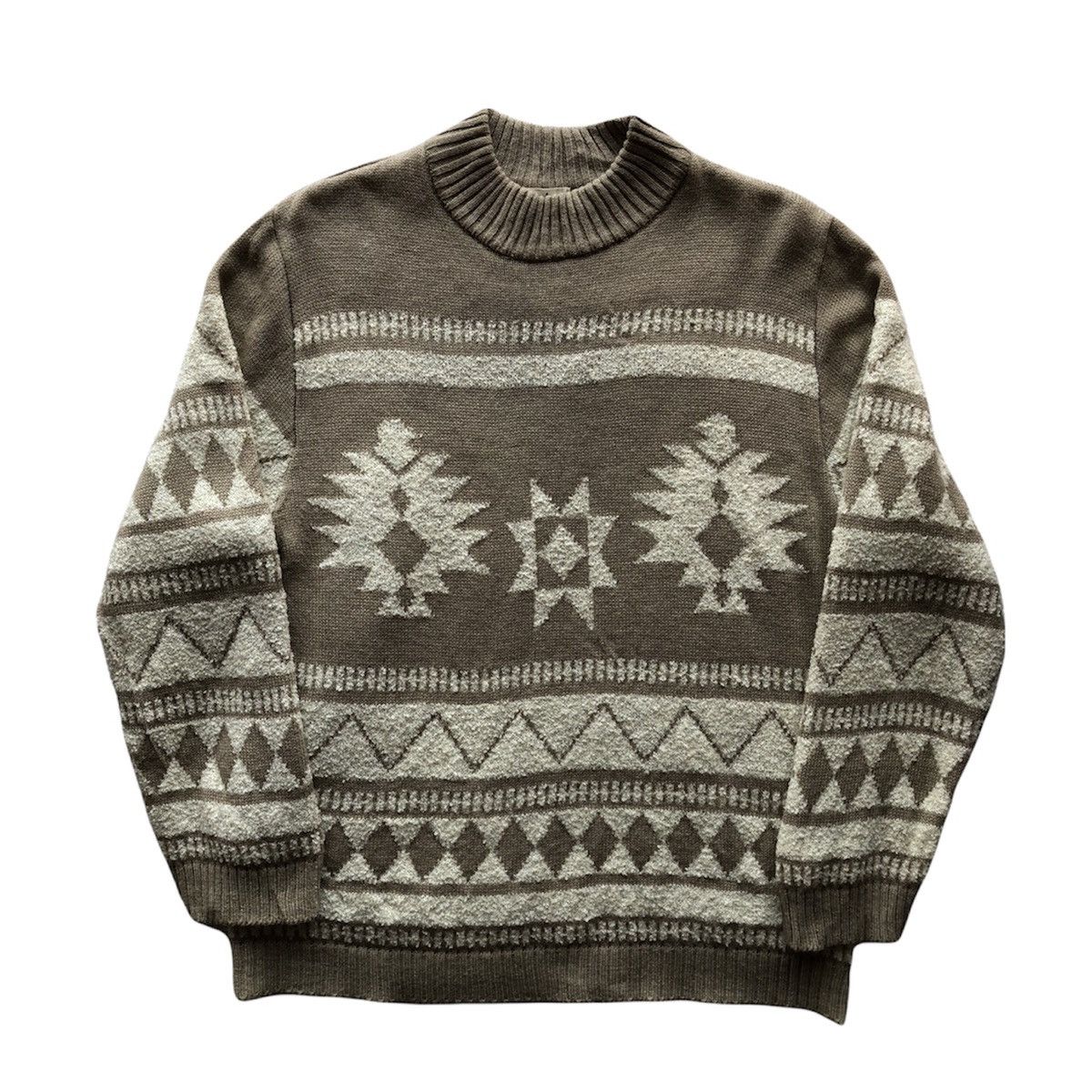 Native Vintage 80's Knit Sweater Navajo Native art by Isle Size US S / EU 44-46 / 1 - 1 Thumbnail