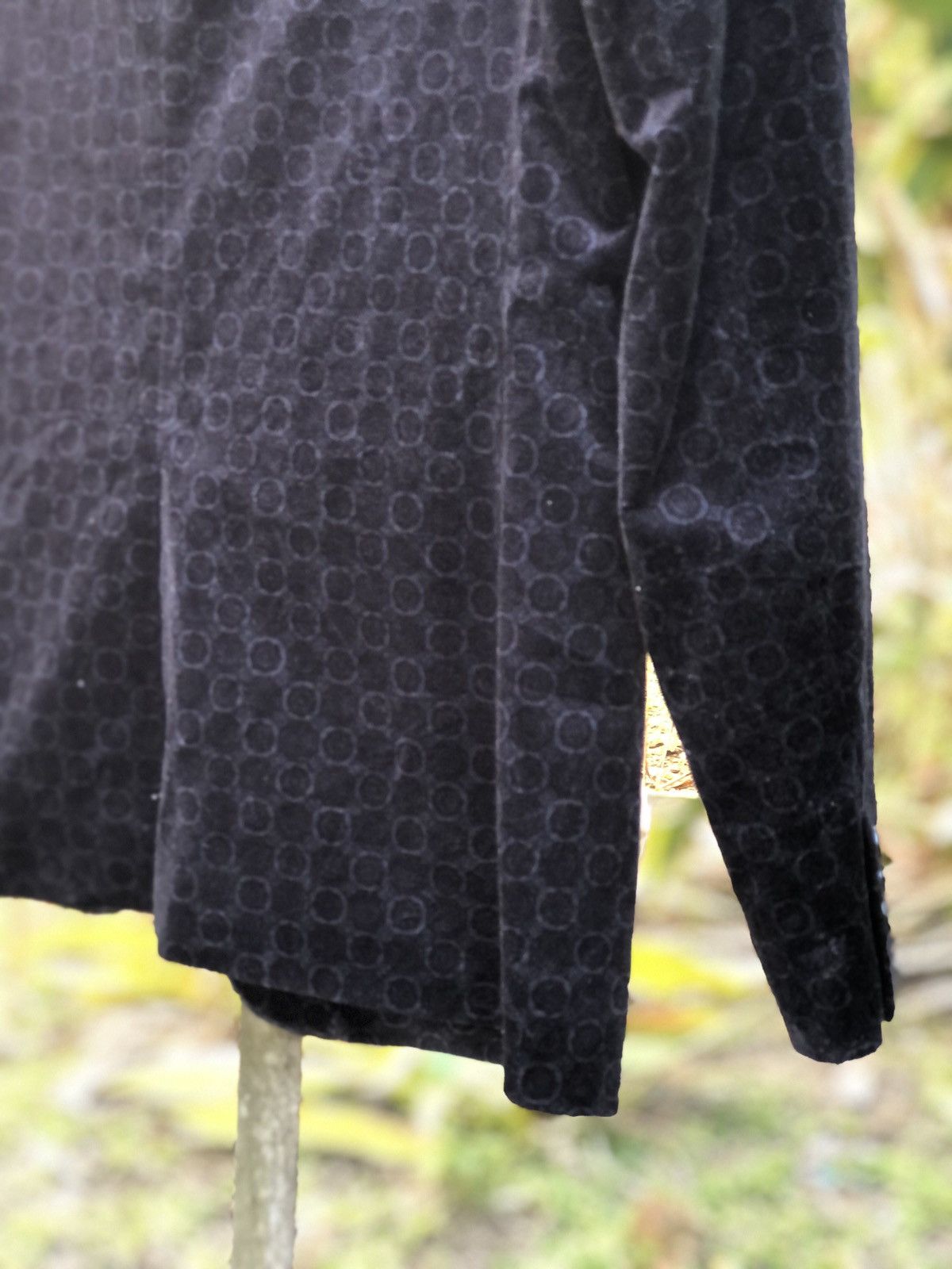 Japanese Brand Vintage M.F. Editorial Velvet Printed Blazer Rugged Size US M / EU 48-50 / 2 - 6 Thumbnail