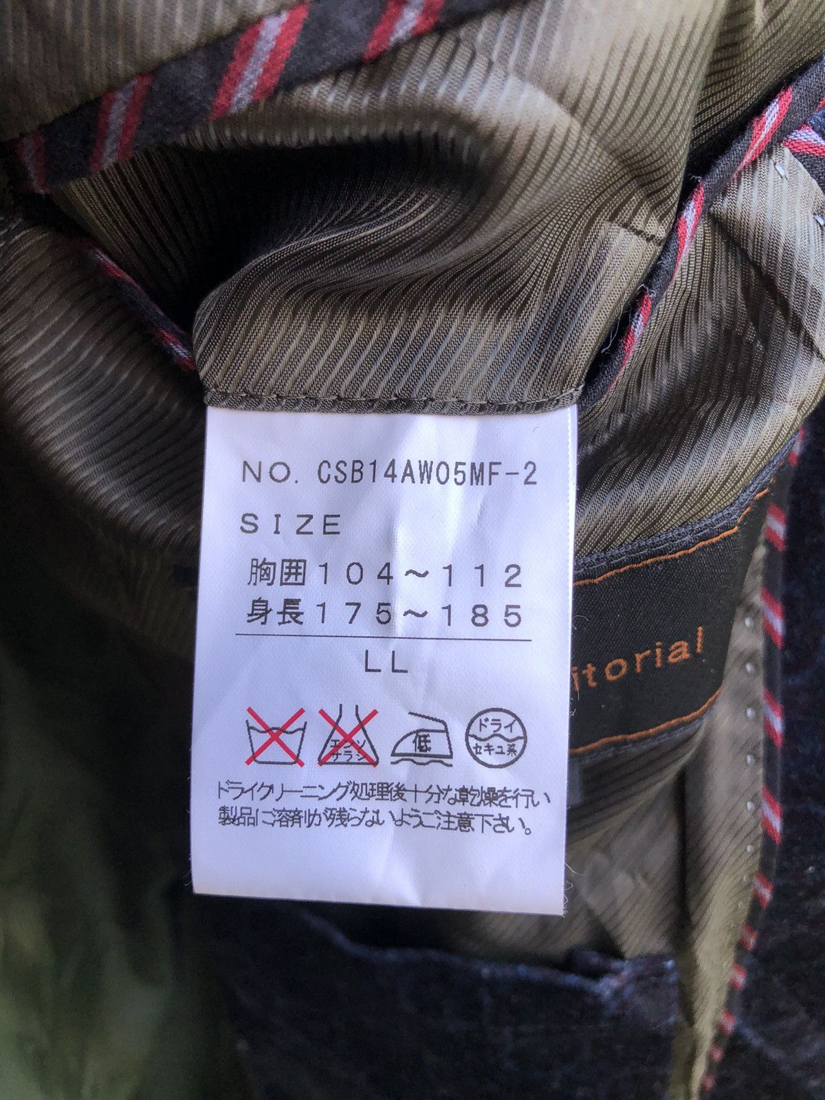 Japanese Brand Vintage M.F. Editorial Velvet Printed Blazer Rugged Size US M / EU 48-50 / 2 - 12 Thumbnail