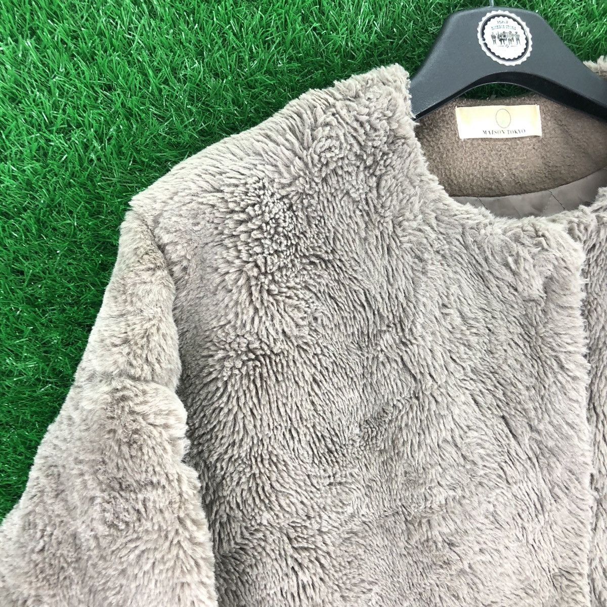Japanese Brand × Vintage Vintage 90's Maison Tokyo Cardigan Fleece Down Jacket Size US M / EU 48-50 / 2 - 2 Thumbnail
