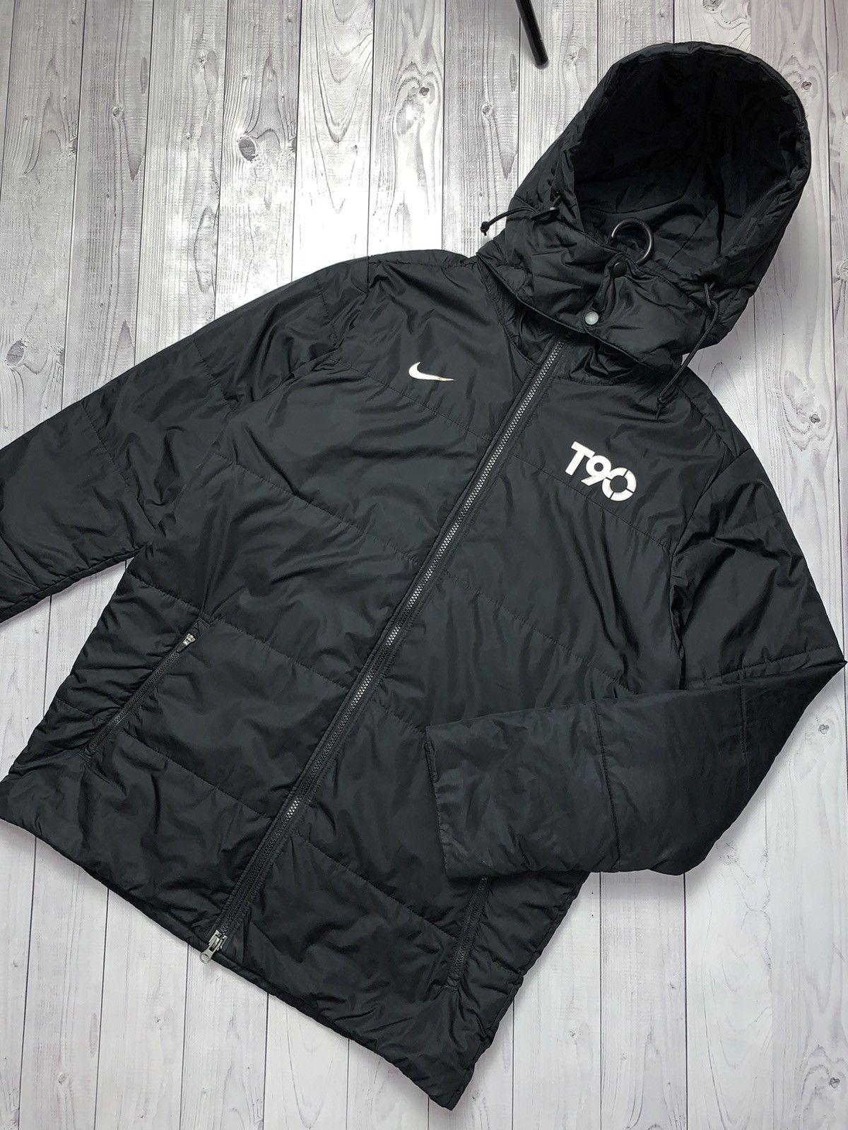 Nike × Vintage Vintage Nike Total 90 parka jacket size L Size US L / EU 52-54 / 3 - 2 Thumbnail