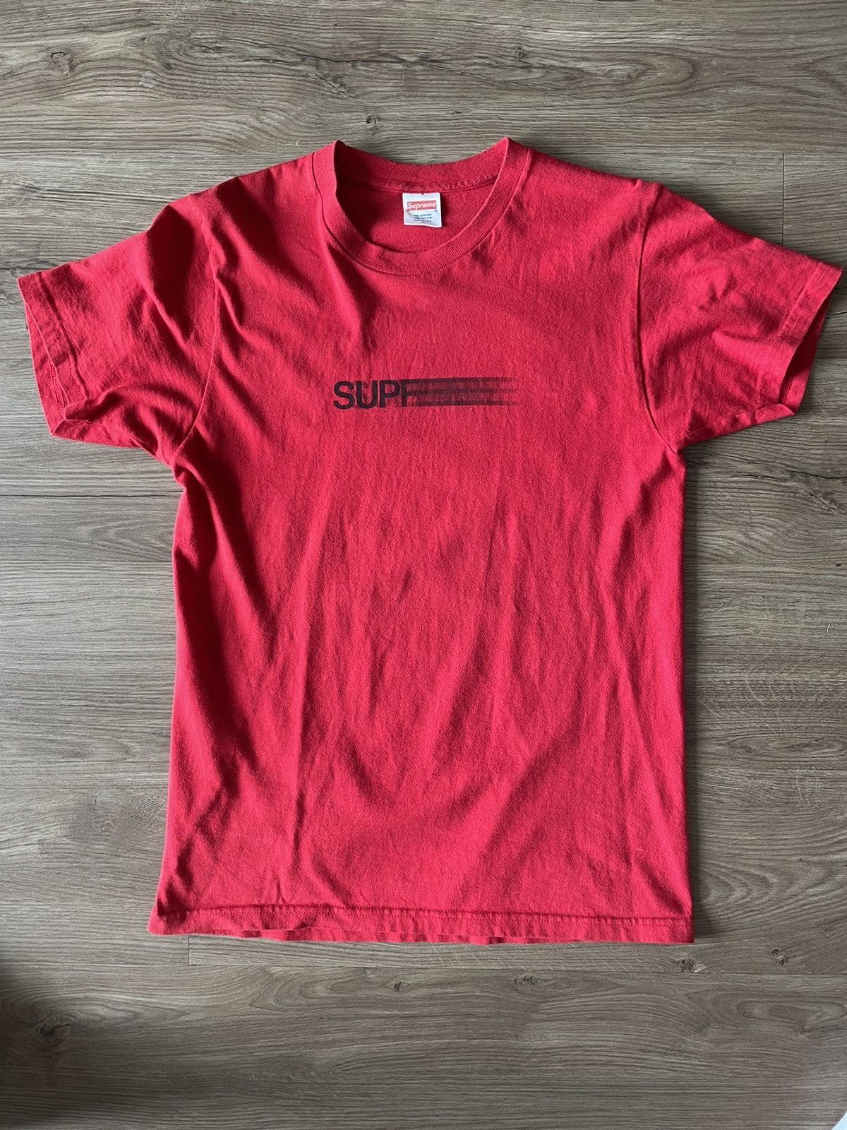 Supreme] Motion Logo Tee - Red