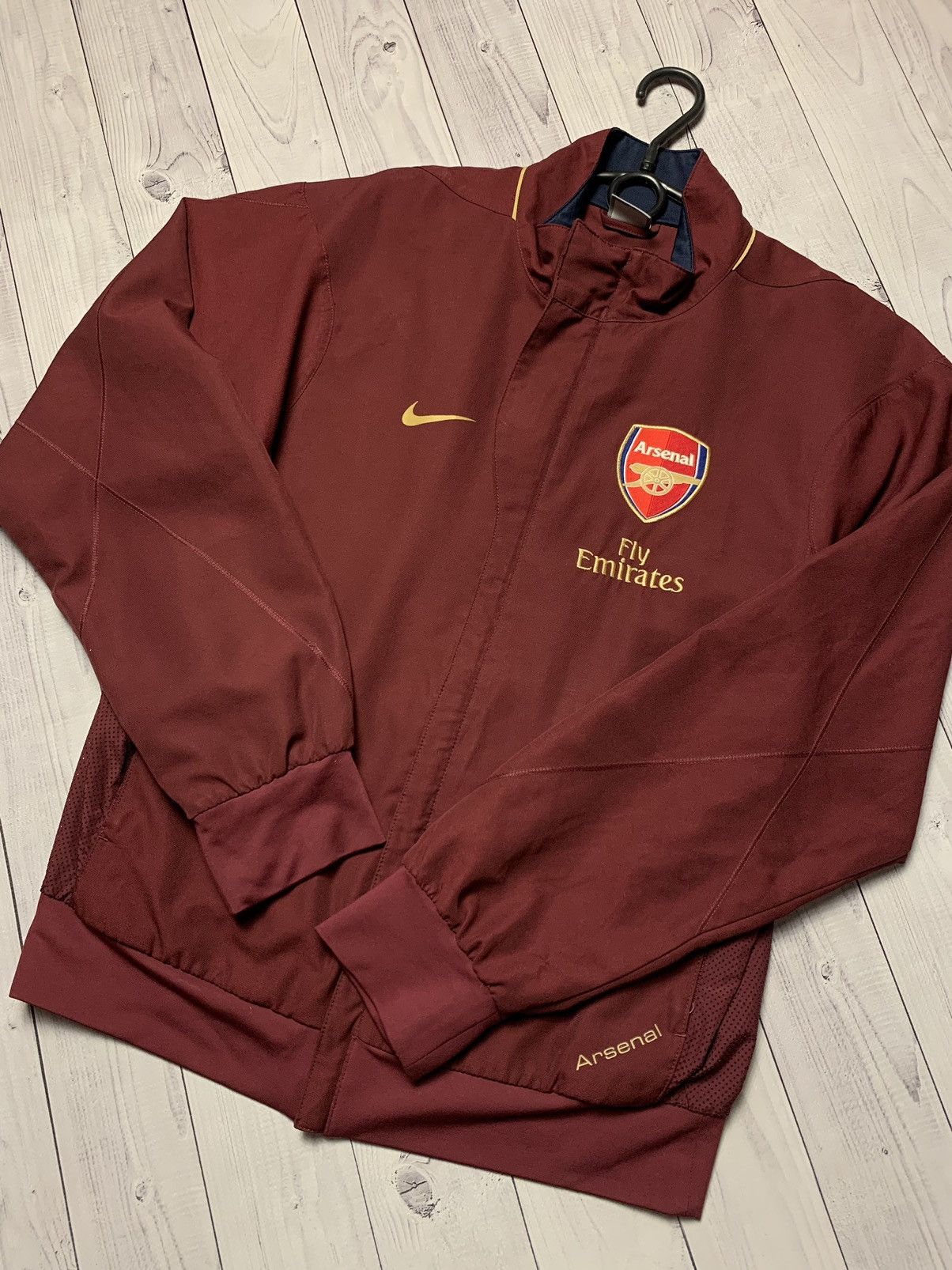 Nike × Vintage Vintage Nike Arsenal soccer track jacket size S Size US S / EU 44-46 / 1 - 5 Thumbnail