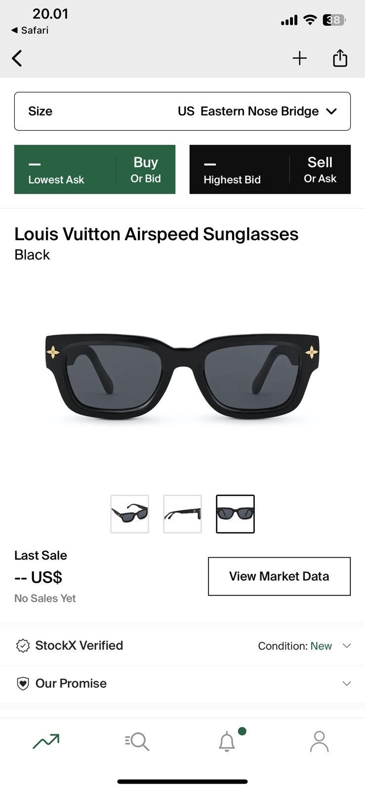 AIRSPEED Louis Vuitton sunglasses Z1505E 
