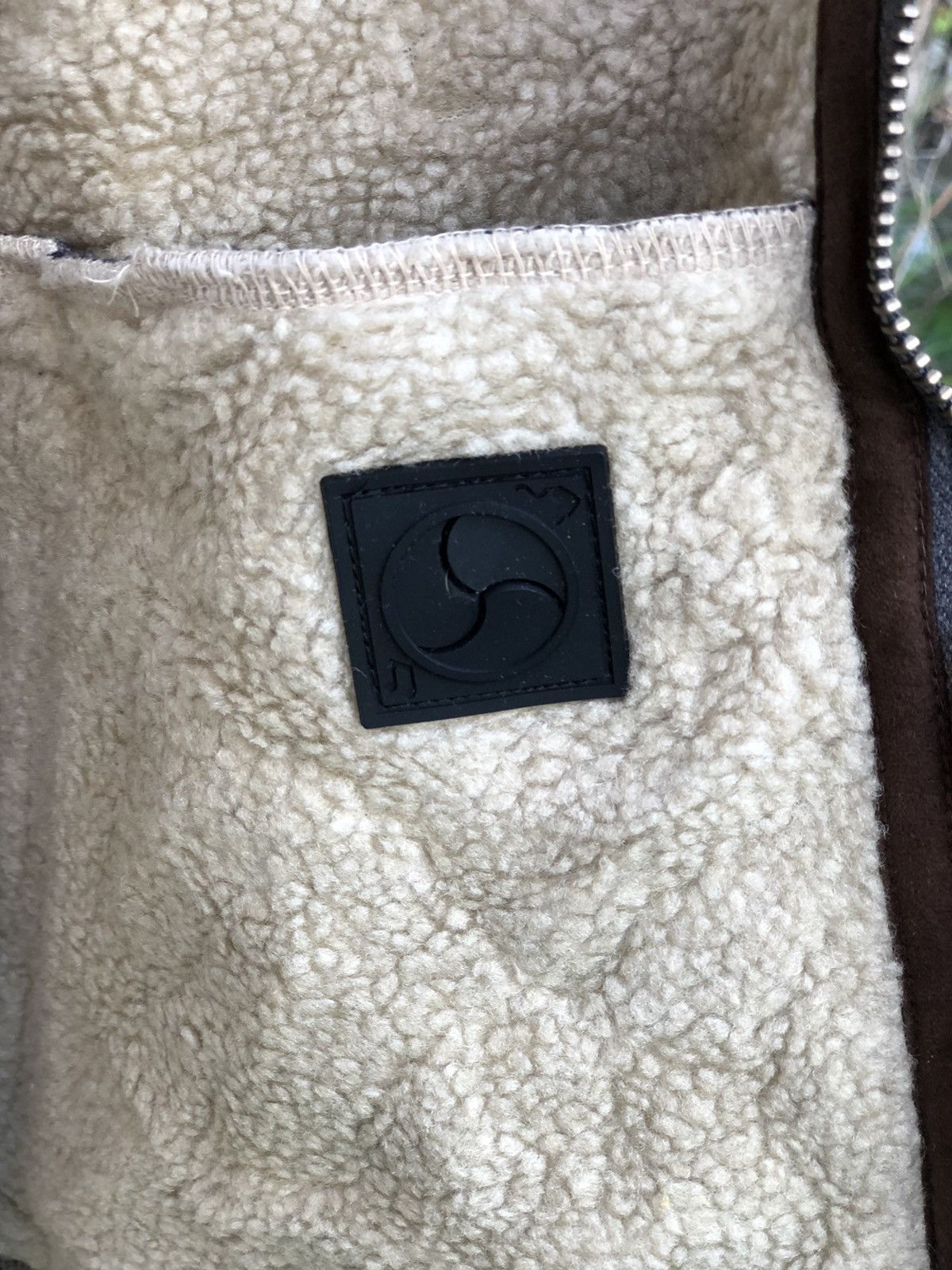 Japanese Brand Crocodile Sherpa Zipper Jacket Inspired Sheepskin B3 Design Size US L / EU 52-54 / 3 - 10 Thumbnail