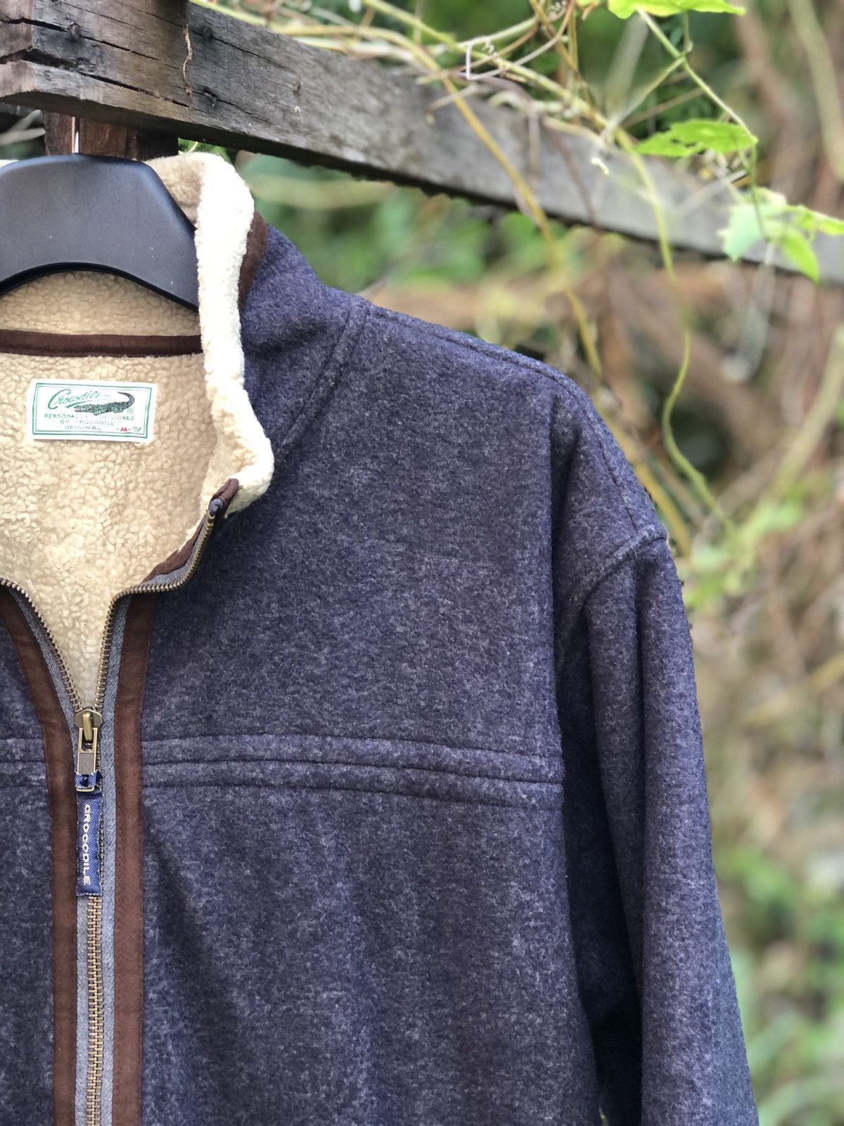 Japanese Brand Crocodile Sherpa Zipper Jacket Inspired Sheepskin B3 Design Size US L / EU 52-54 / 3 - 2 Thumbnail