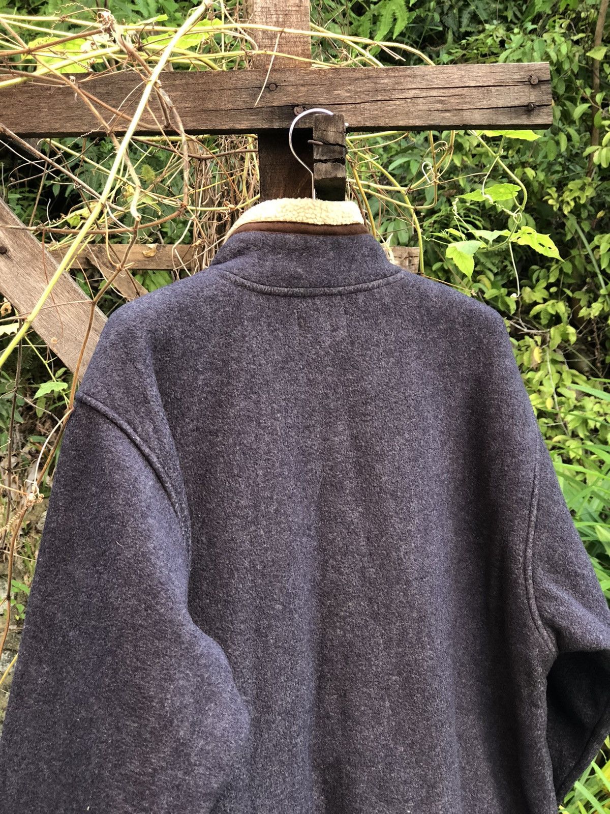 Japanese Brand Crocodile Sherpa Zipper Jacket Inspired Sheepskin B3 Design Size US L / EU 52-54 / 3 - 8 Thumbnail