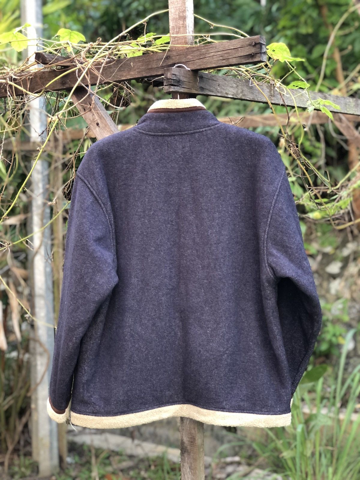 Japanese Brand Crocodile Sherpa Zipper Jacket Inspired Sheepskin B3 Design Size US L / EU 52-54 / 3 - 6 Thumbnail
