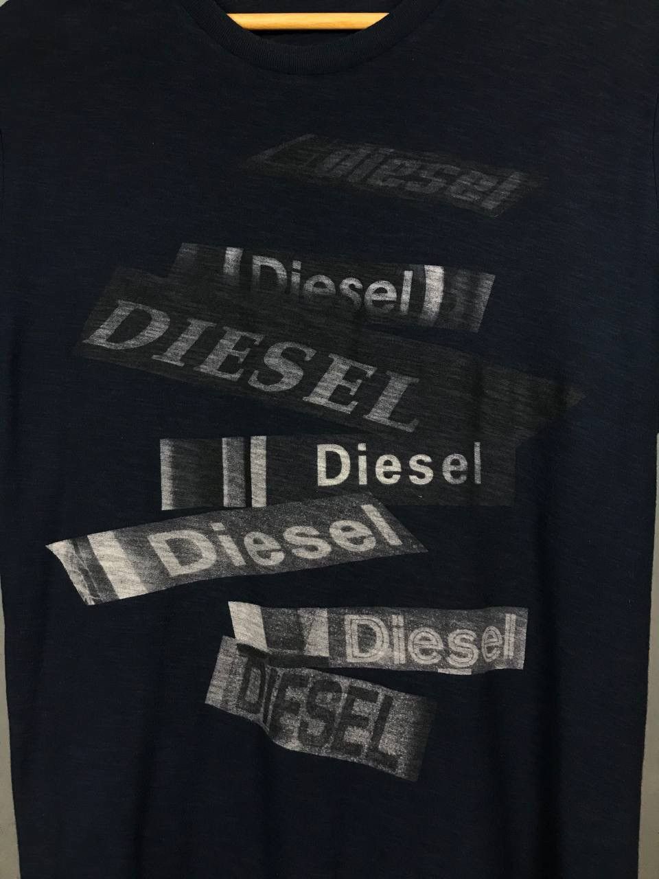 Diesel Diesel luxury streetwear overprinted tee Size US L / EU 52-54 / 3 - 3 Thumbnail