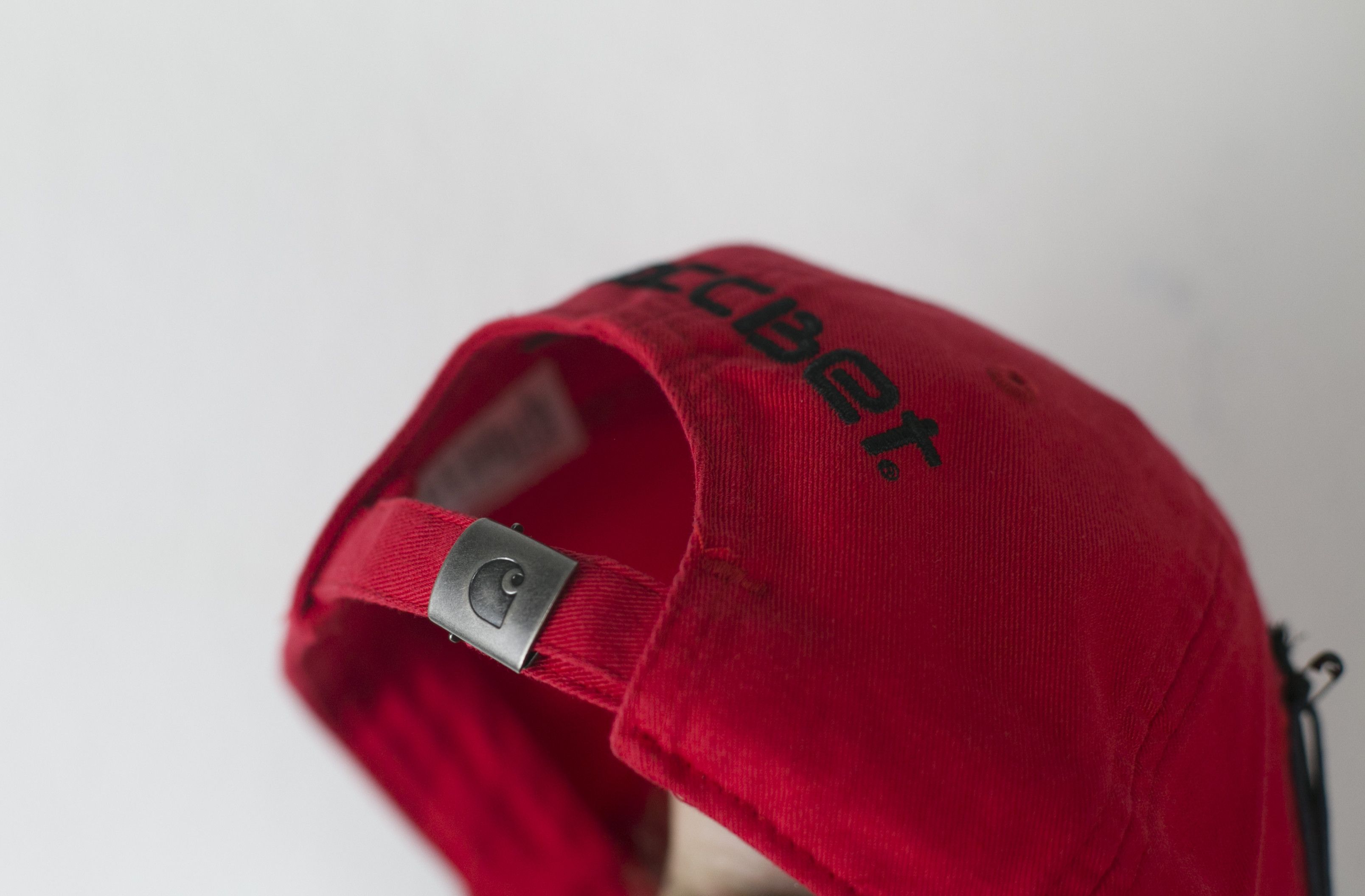 Carhartt Wip × Gosha Rubchinskiy × PACCBET NWT Carhartt WIP x Paccbet Cap Red / Black OS Size ONE SIZE - 3 Thumbnail