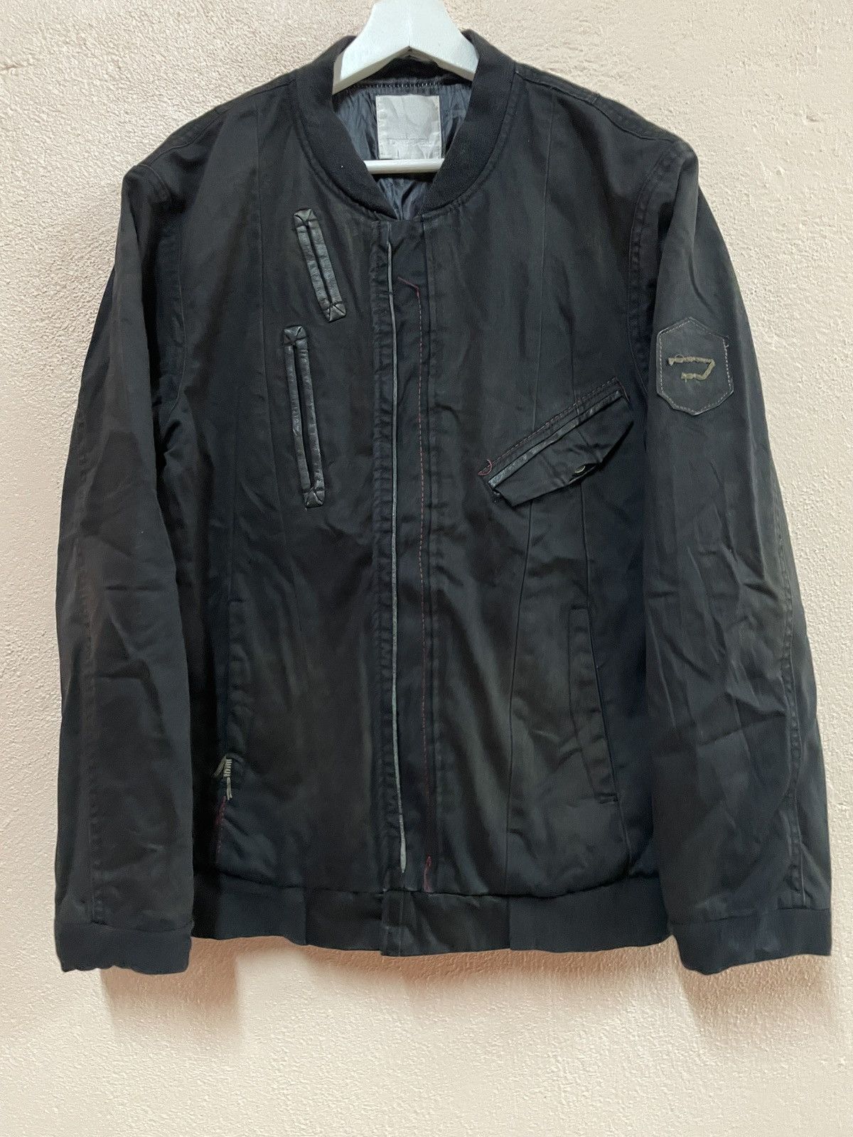 Cheap Diesel Diesel L Ferguson Leather Jacket DIESEL L-FERGUSON
