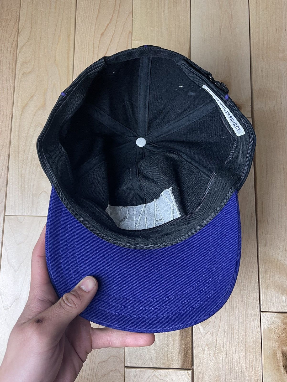 Kansai Yamamoto Vintage Kansai Yamamoto Two Tone Baseball Cap Size ONE SIZE - 4 Thumbnail
