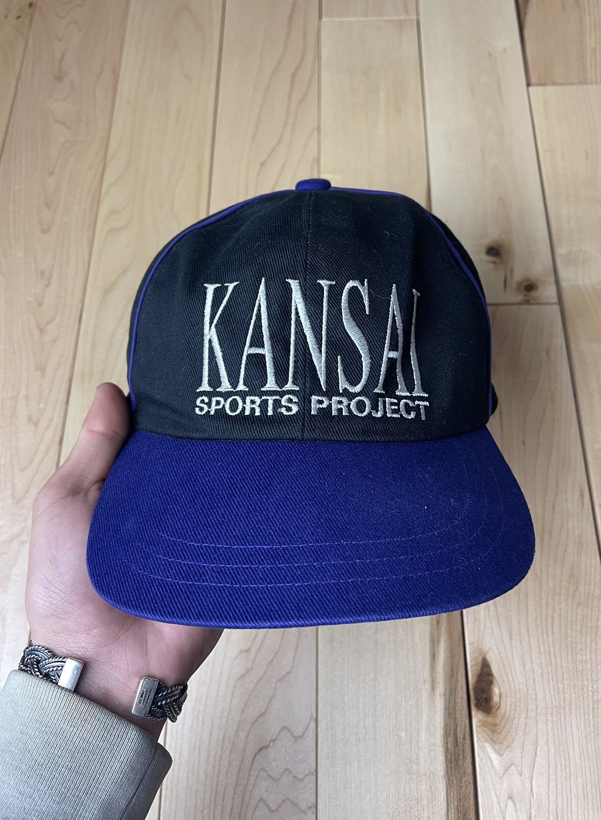Kansai Yamamoto Vintage Kansai Yamamoto Two Tone Baseball Cap Size ONE SIZE - 1 Thumbnail