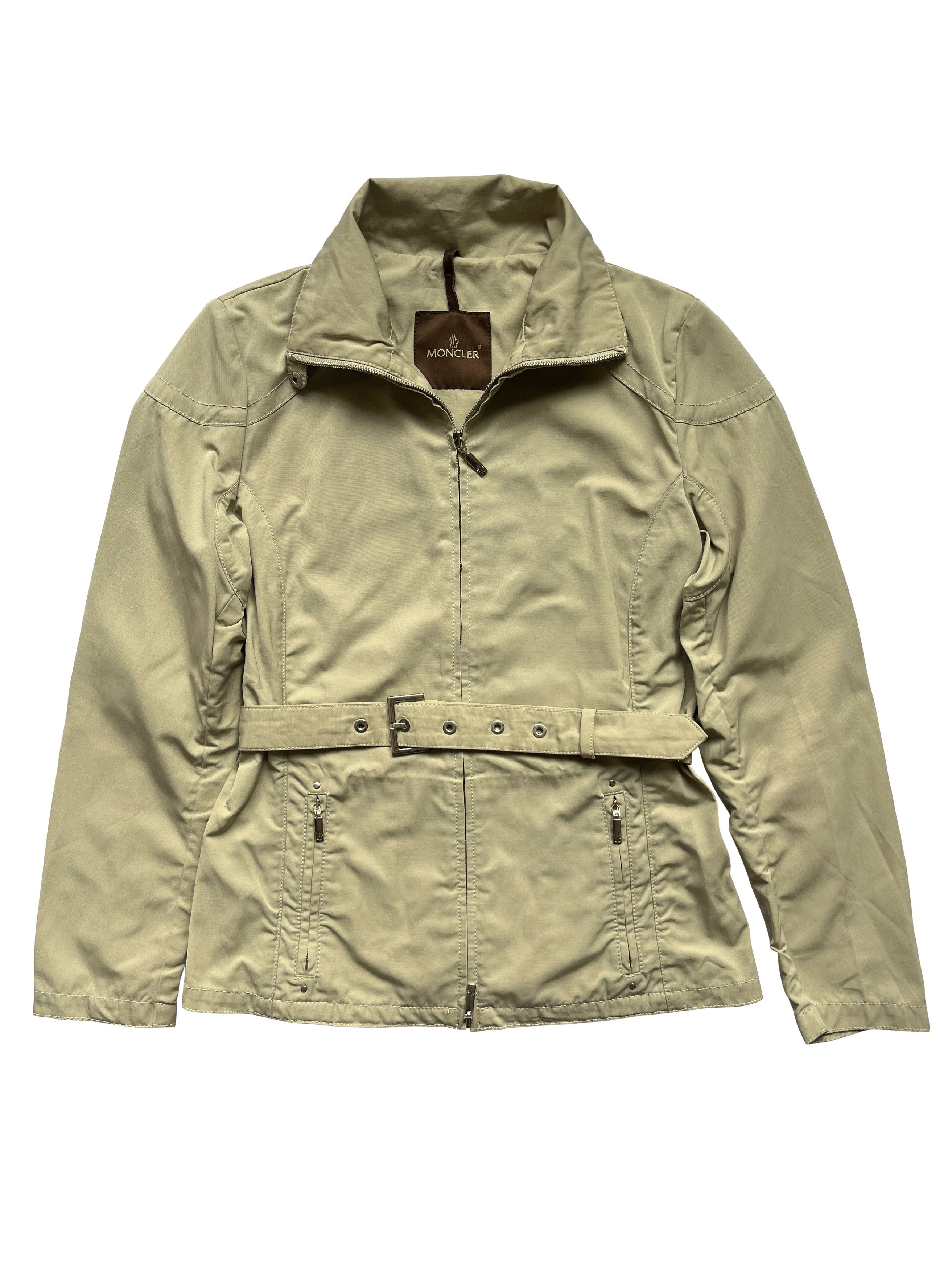 Moncler ⚡️QUICK SALE⚡️Moncler Beige Belted Jacket Parka Size M / US 6-8 / IT 42-44 - 1 Thumbnail