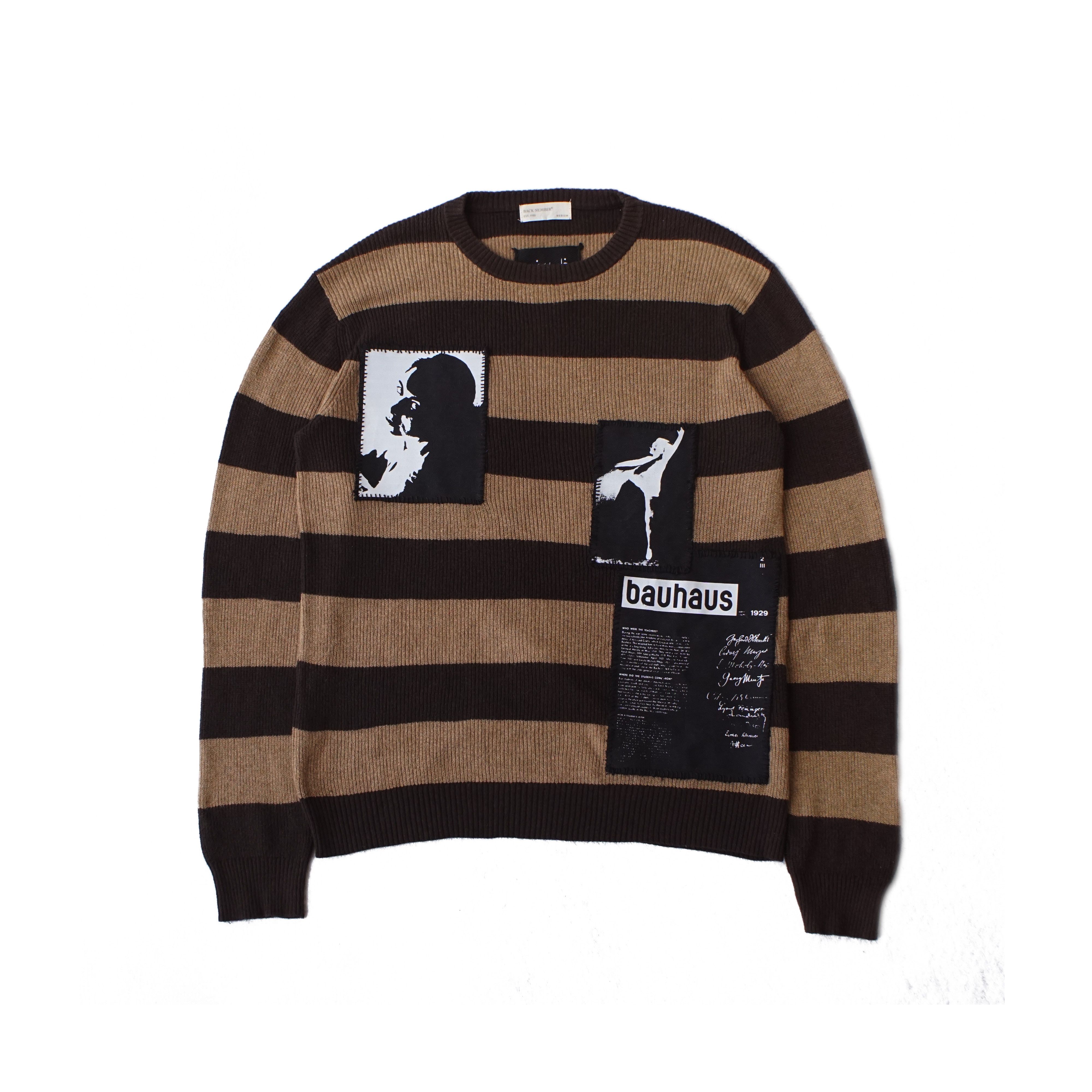 Japanese Brand 1929 Bauhaus Photography 1 of 1 Patch Knit Sweatshirt Size US M / EU 48-50 / 2 - 1 Thumbnail