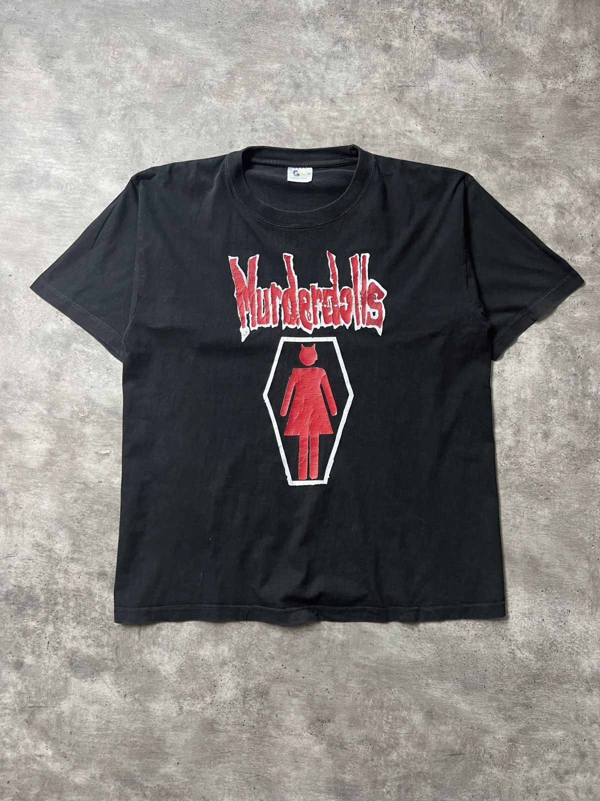 Rather Uomo Maglietta Murderdolls Logo - T-shirt Con Collo Rotondo In Cotone, Vestibilità Classica, Nero