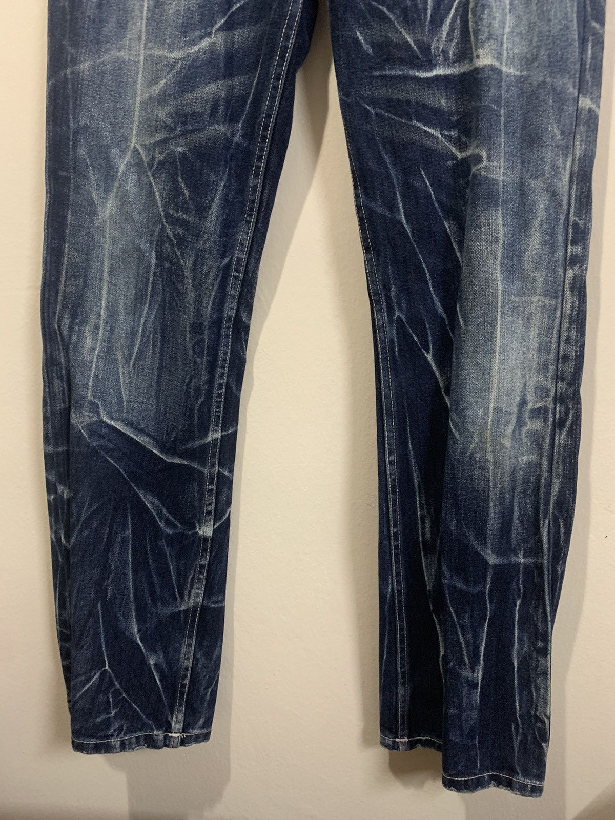 Japanese Brand × Vintage VTG Nylaus Double Waist Distressed Denim Size US 32 / EU 48 - 9 Thumbnail