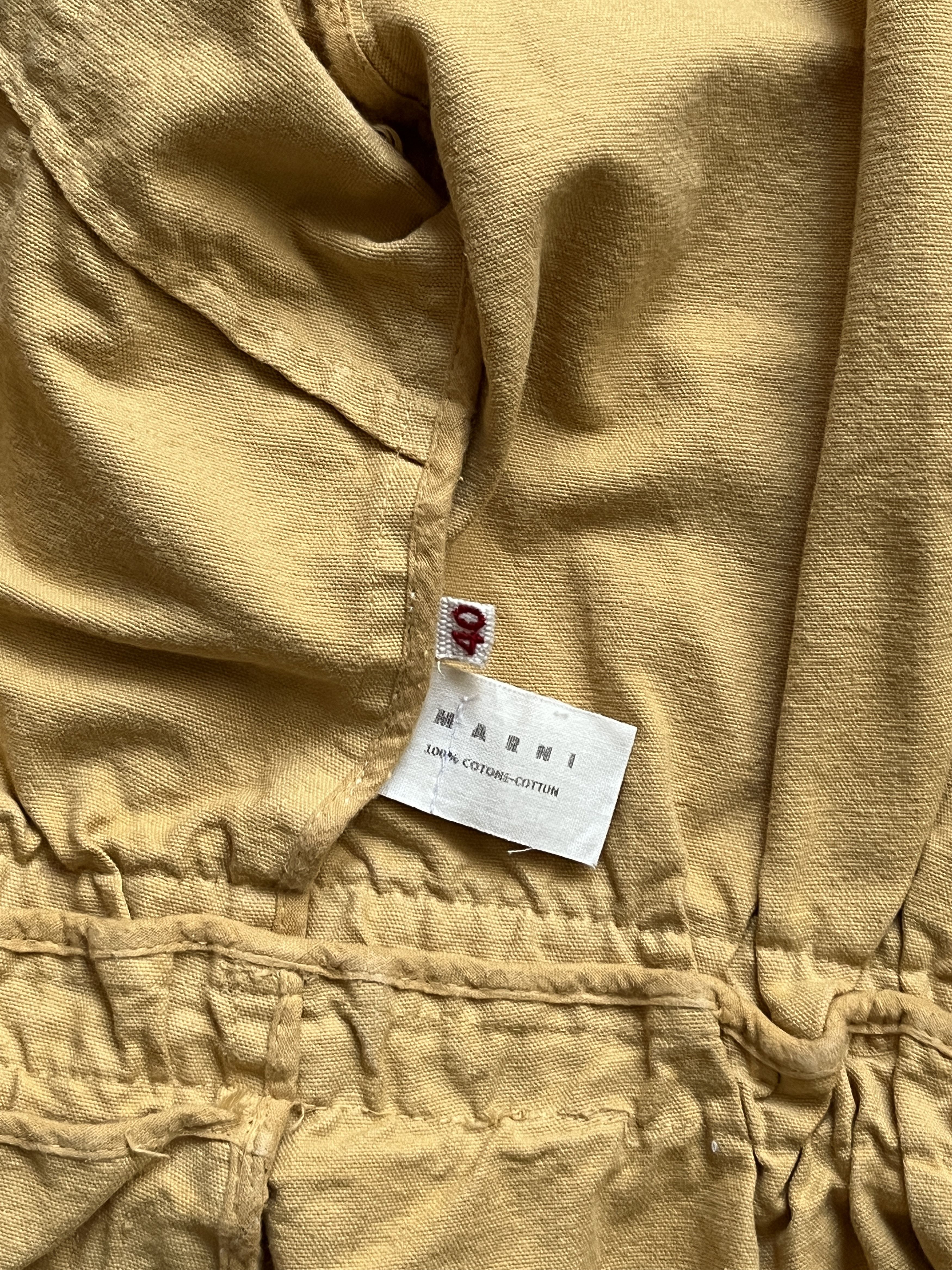 Marni ⚡️QUICK SALE⚡️Marni Dark Yellow Coat Trench with Belt Size S / US 4 / IT 40 - 4 Thumbnail