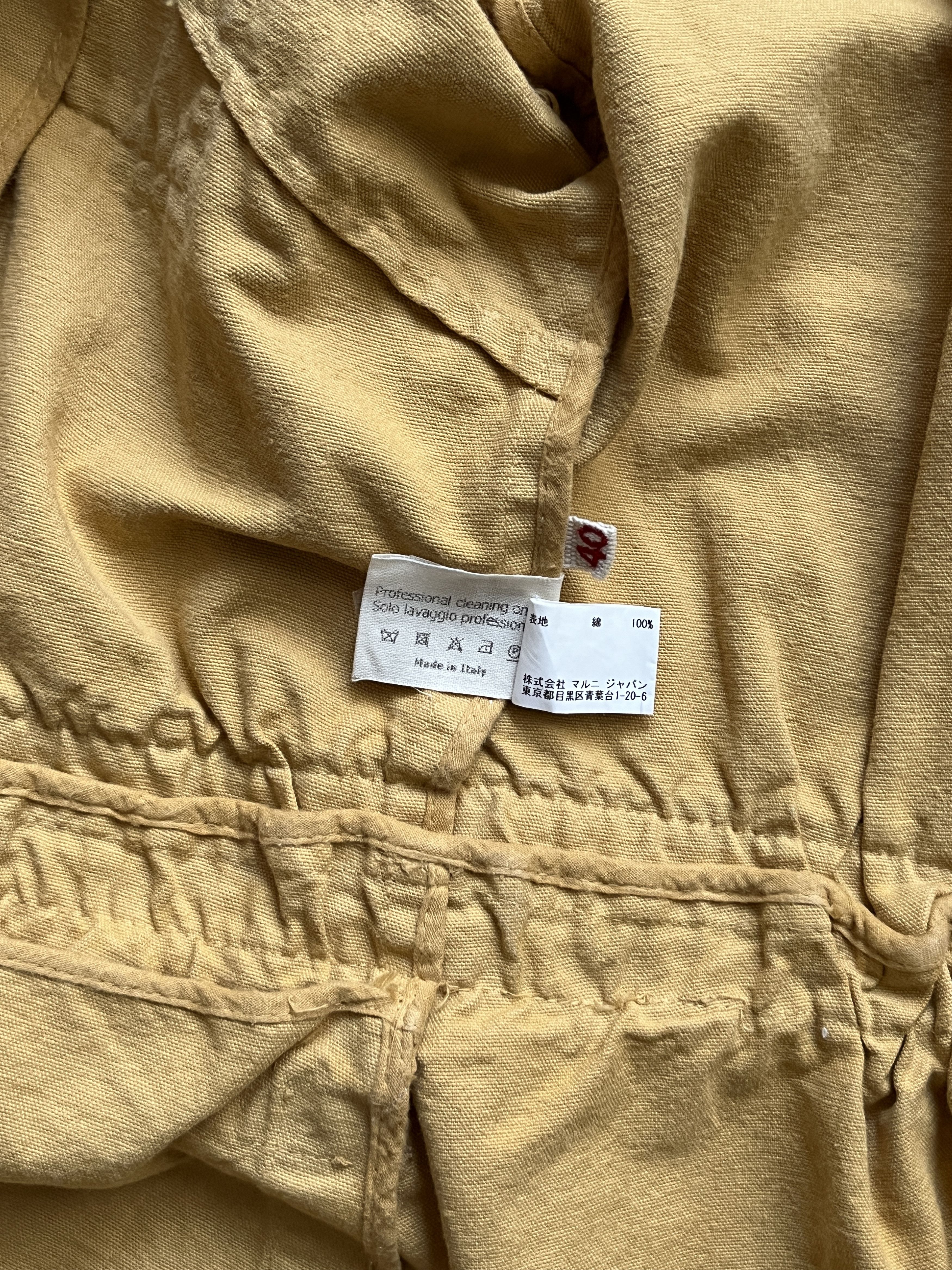 Marni ⚡️QUICK SALE⚡️Marni Dark Yellow Coat Trench with Belt Size S / US 4 / IT 40 - 5 Thumbnail