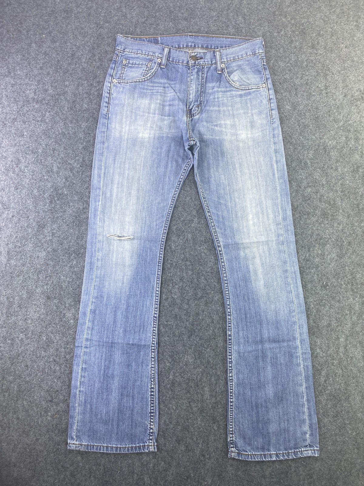 image of Vintage Levis 527 Jeans Distress Blue Wash- J711, Men's (Size 32)