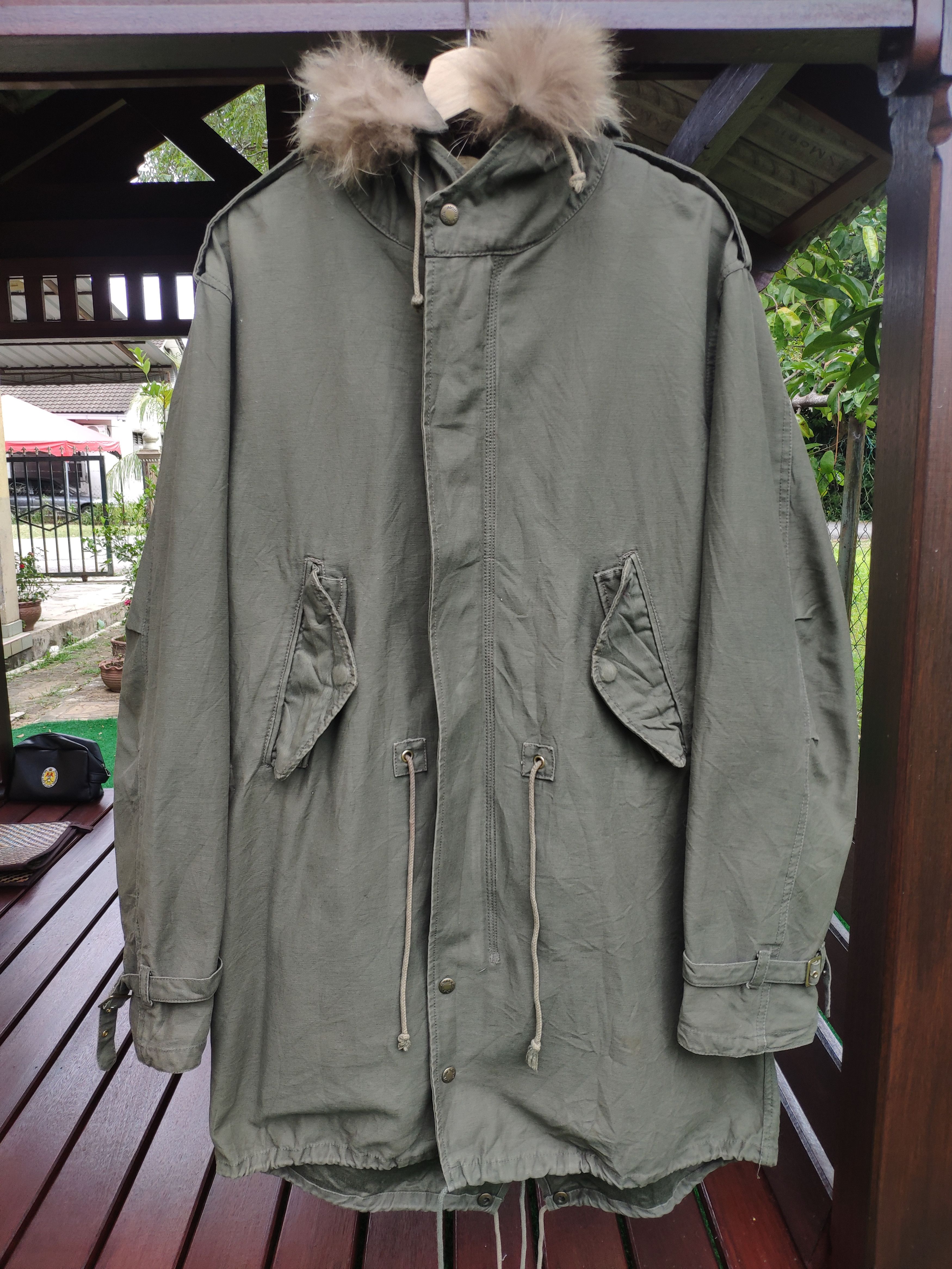 Avirex × Vintage Steal 💥 Vintage Avirex Hooded Parka Military Olive Green Size US M / EU 48-50 / 2 - 1 Thumbnail