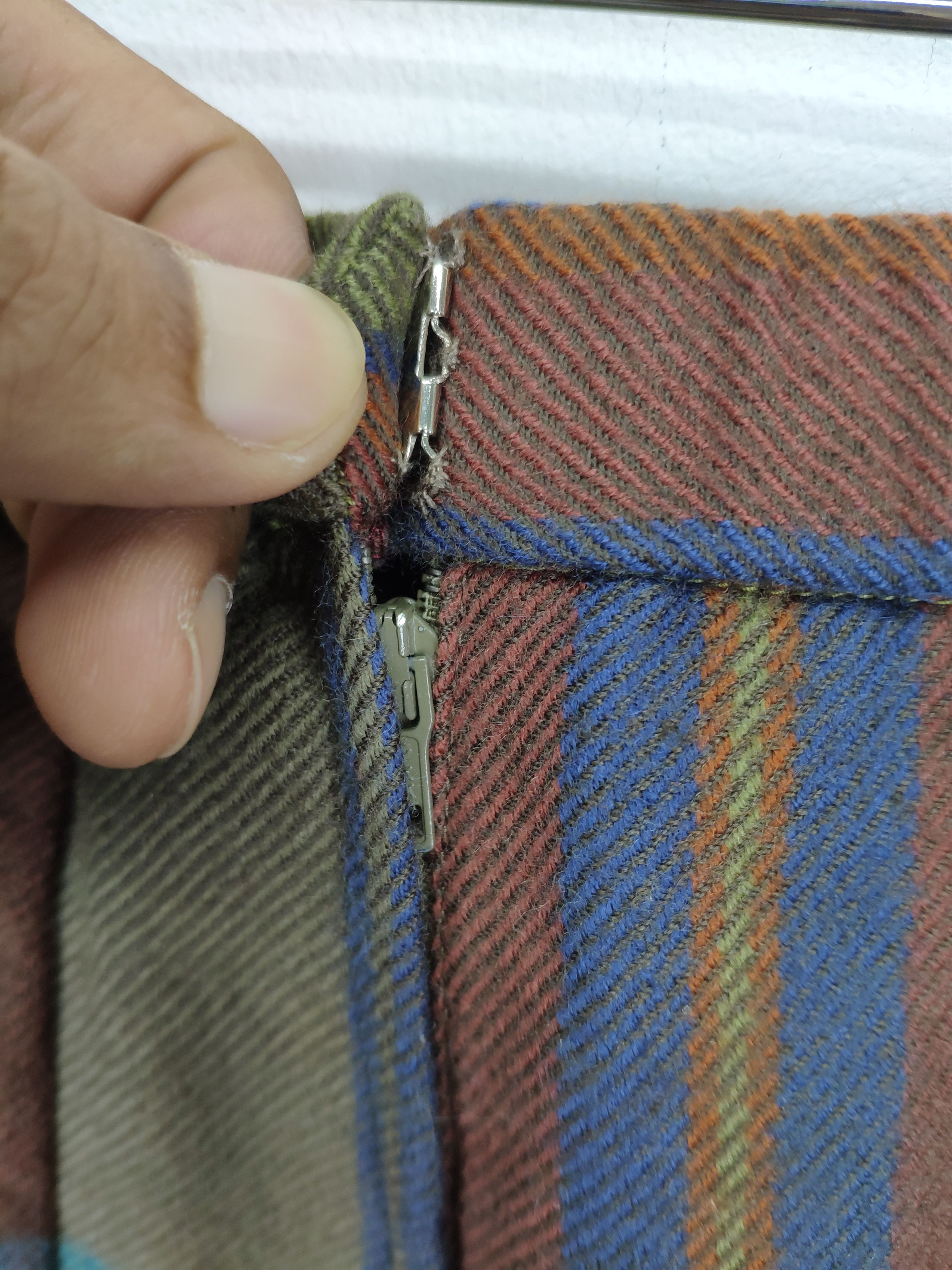 Designer × Japanese Brand Vintage Midi Skirt Skater Unbranded Burberry Style Size 26" / US 2 / IT 38 - 6 Thumbnail