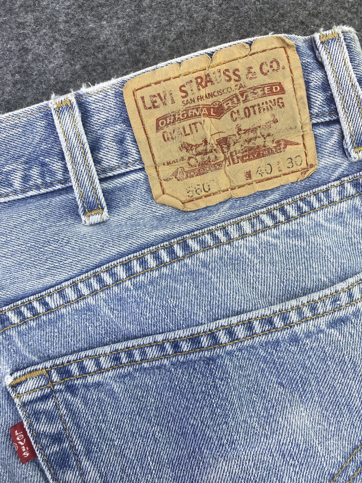 Levi's Vintage Levi's 560 Jeans Blue Wash- J714 Size US 40 / EU 56 - 9 Thumbnail