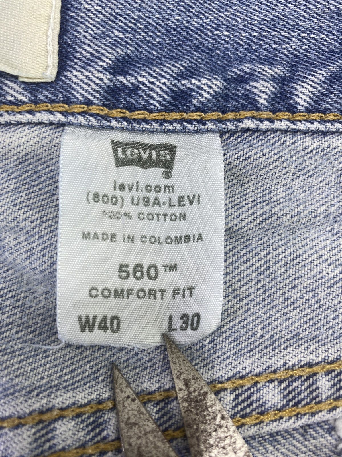 Levi's Vintage Levi's 560 Jeans Blue Wash- J714 Size US 40 / EU 56 - 5 Thumbnail