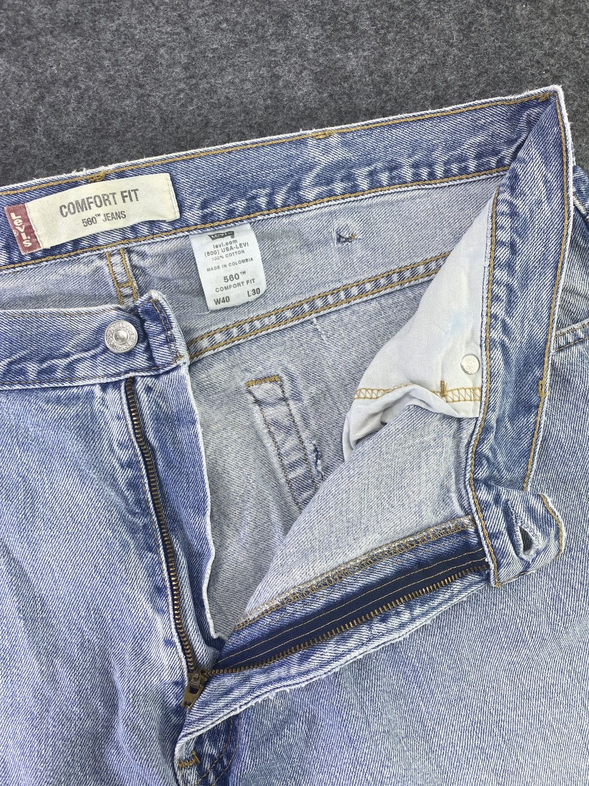 Levi's Vintage Levi's 560 Jeans Blue Wash- J714 Size US 40 / EU 56 - 3 Thumbnail