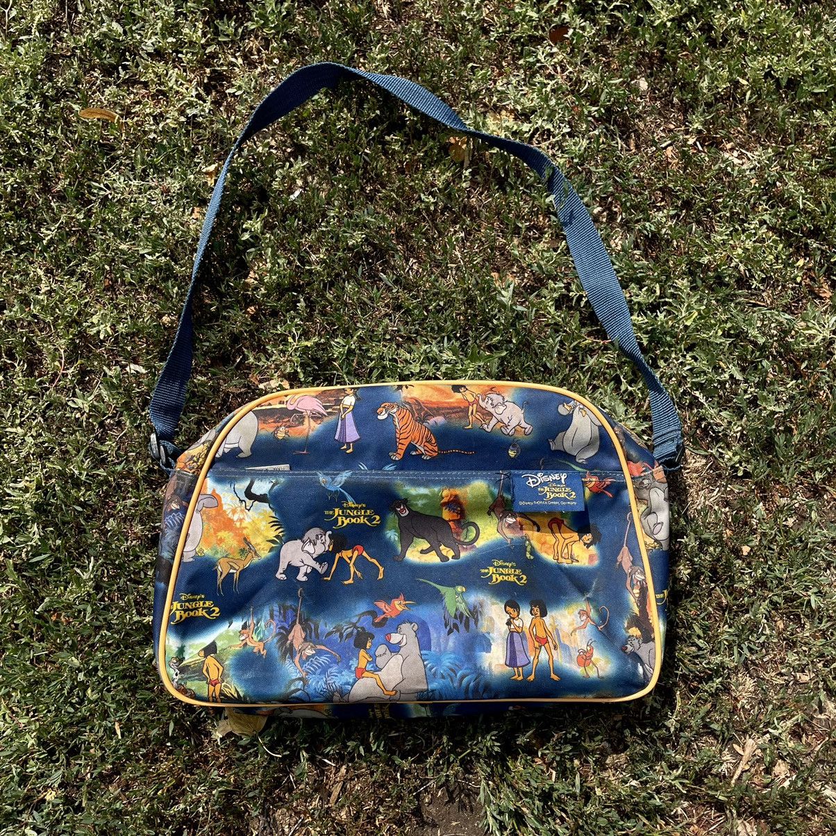 Avant Garde x Cartoon Network Vintage Y2K Disney Crossbody Bag With Pockets Streetwear in Black