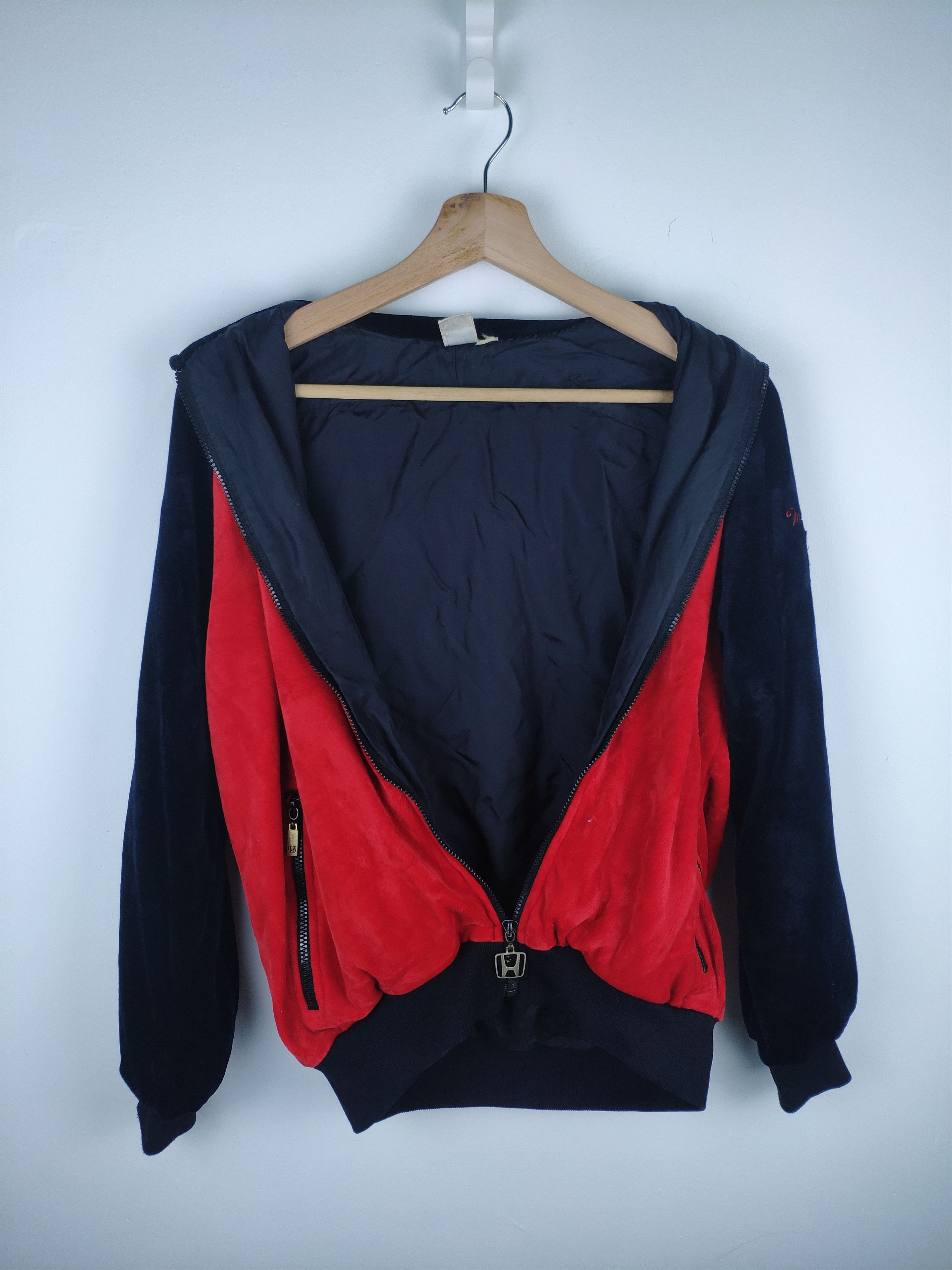 Honda × Japanese Brand × Vintage Vintage Honda Jacket Velvet Two Tone Colour Size US M / EU 48-50 / 2 - 7 Thumbnail