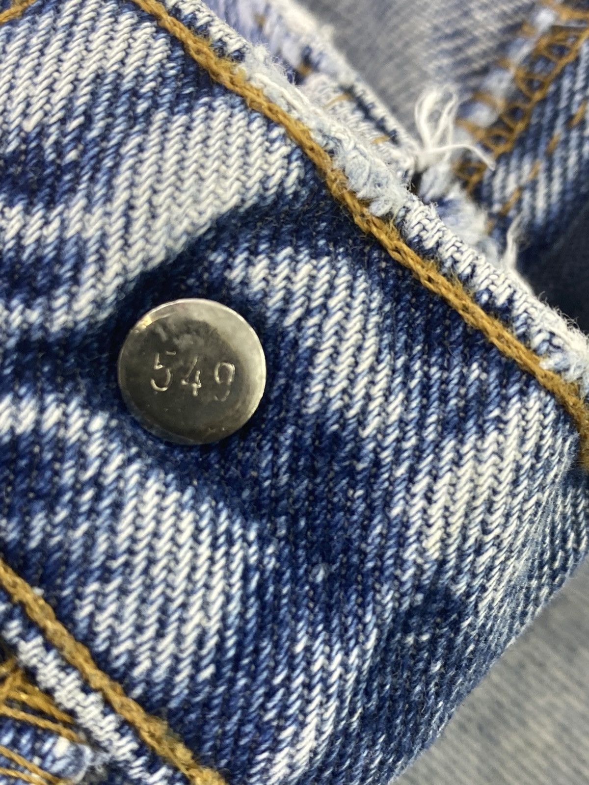 Jean × Levi's × Vintage 90s Vintage Levis 550 Jeans Blue Wash- J715 Size US 30 / EU 46 - 4 Thumbnail