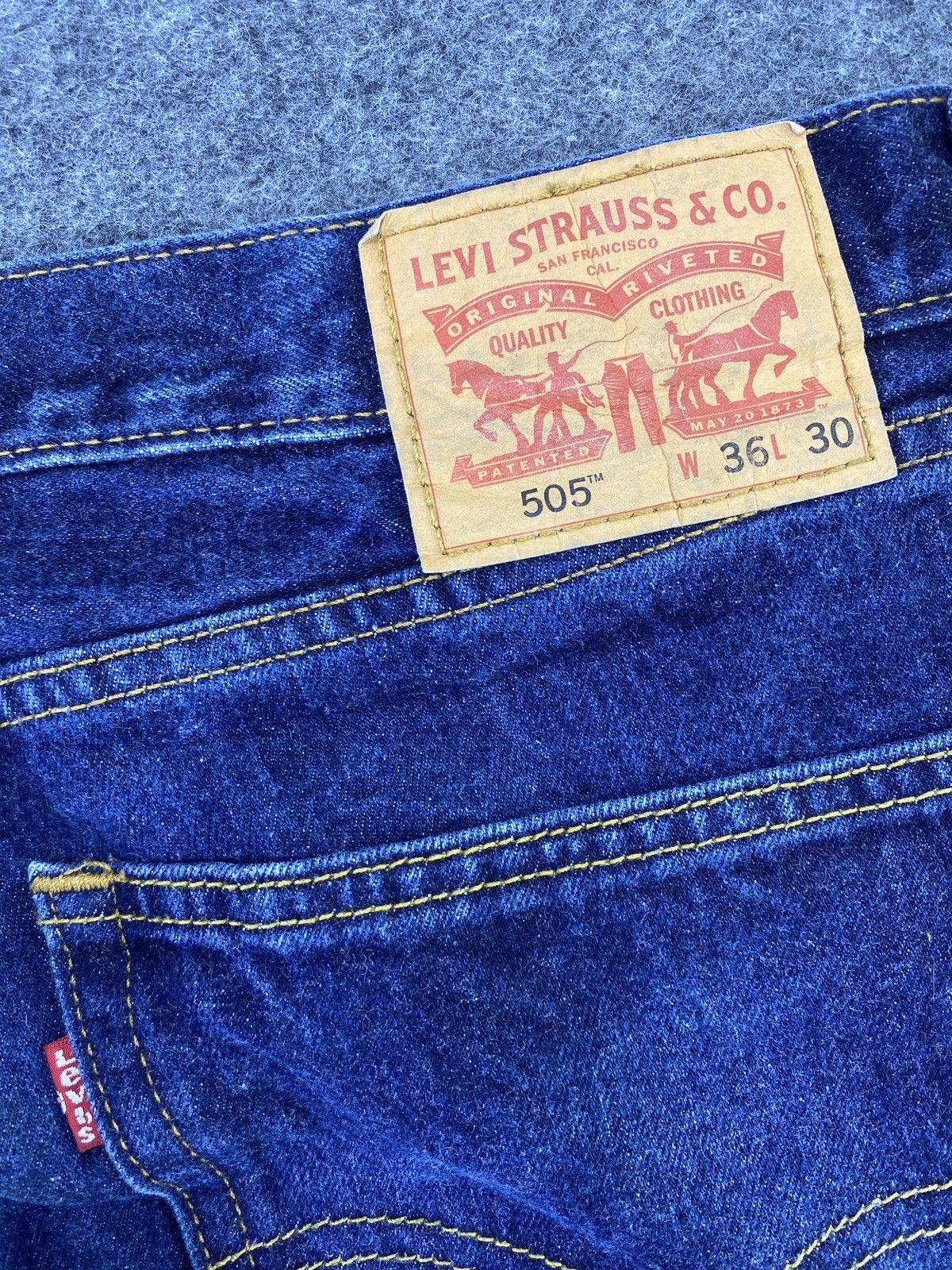 Levi's Vintage Levi's 505 Distress Jeans - J717 Size US 36 / EU 52 - 8 Thumbnail