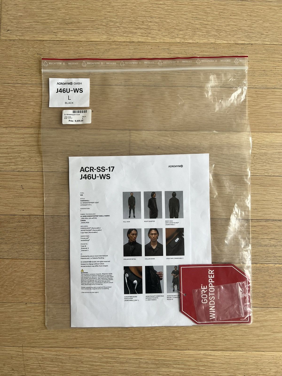 Acronym J46U-WS Size US L / EU 52-54 / 3 - 8 Thumbnail