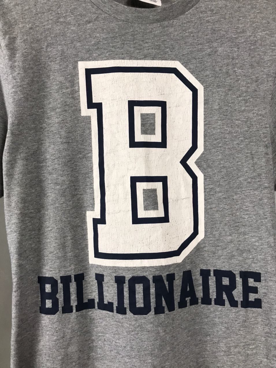 Billionaire Boys Club Billionaire Boys Club big logo gray tee Size US M / EU 48-50 / 2 - 3 Thumbnail