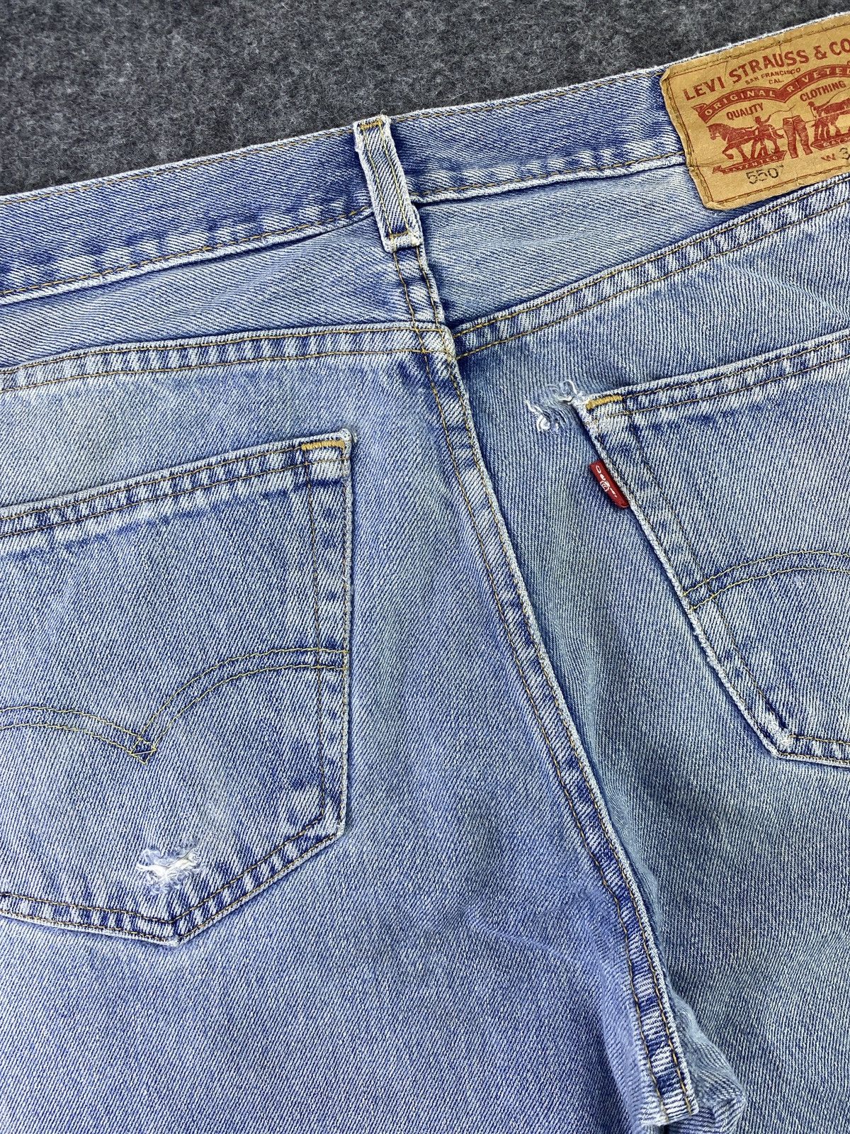 Levi's Vintage Levi's 550 Jeans Blue Wash- J720 Size US 36 / EU 52 - 10 Thumbnail
