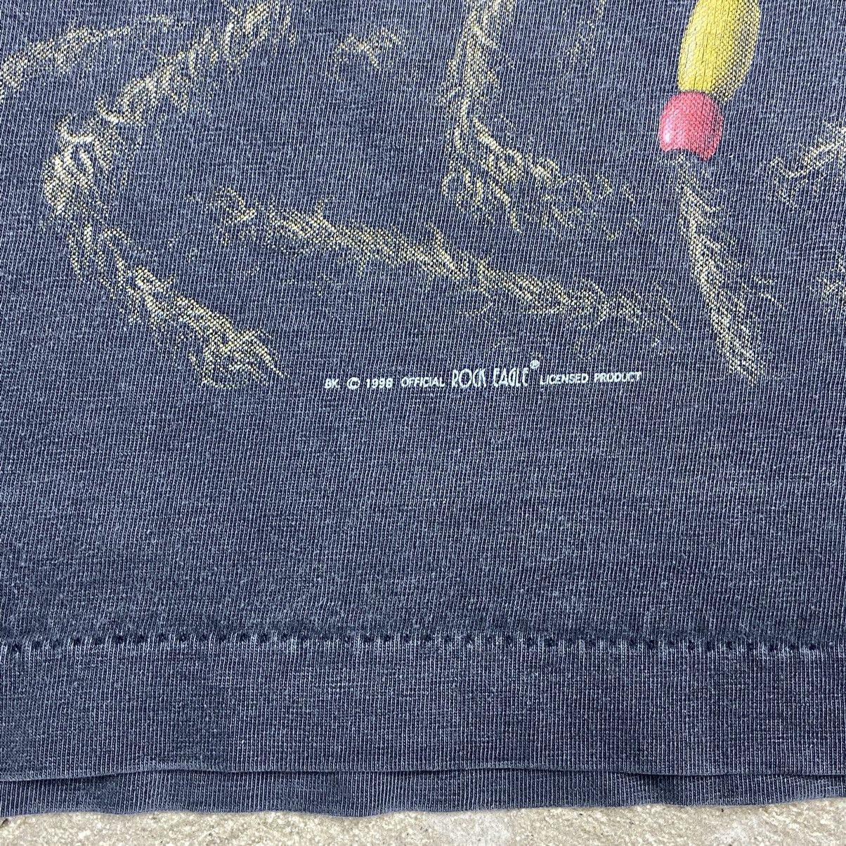 Band Tees × Bob Marley × Vintage 1998 BOB MARLEY LION RARE SINGLE STITCH SUNFADED TEE - № 134 Size US XL / EU 56 / 4 - 7 Thumbnail