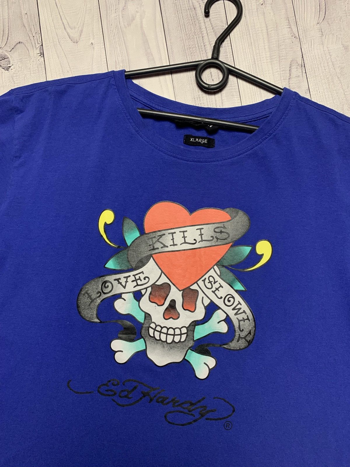 Ed Hardy × Vintage Vintage Ed Hardy tee big logo size L Size US L / EU 52-54 / 3 - 2 Thumbnail