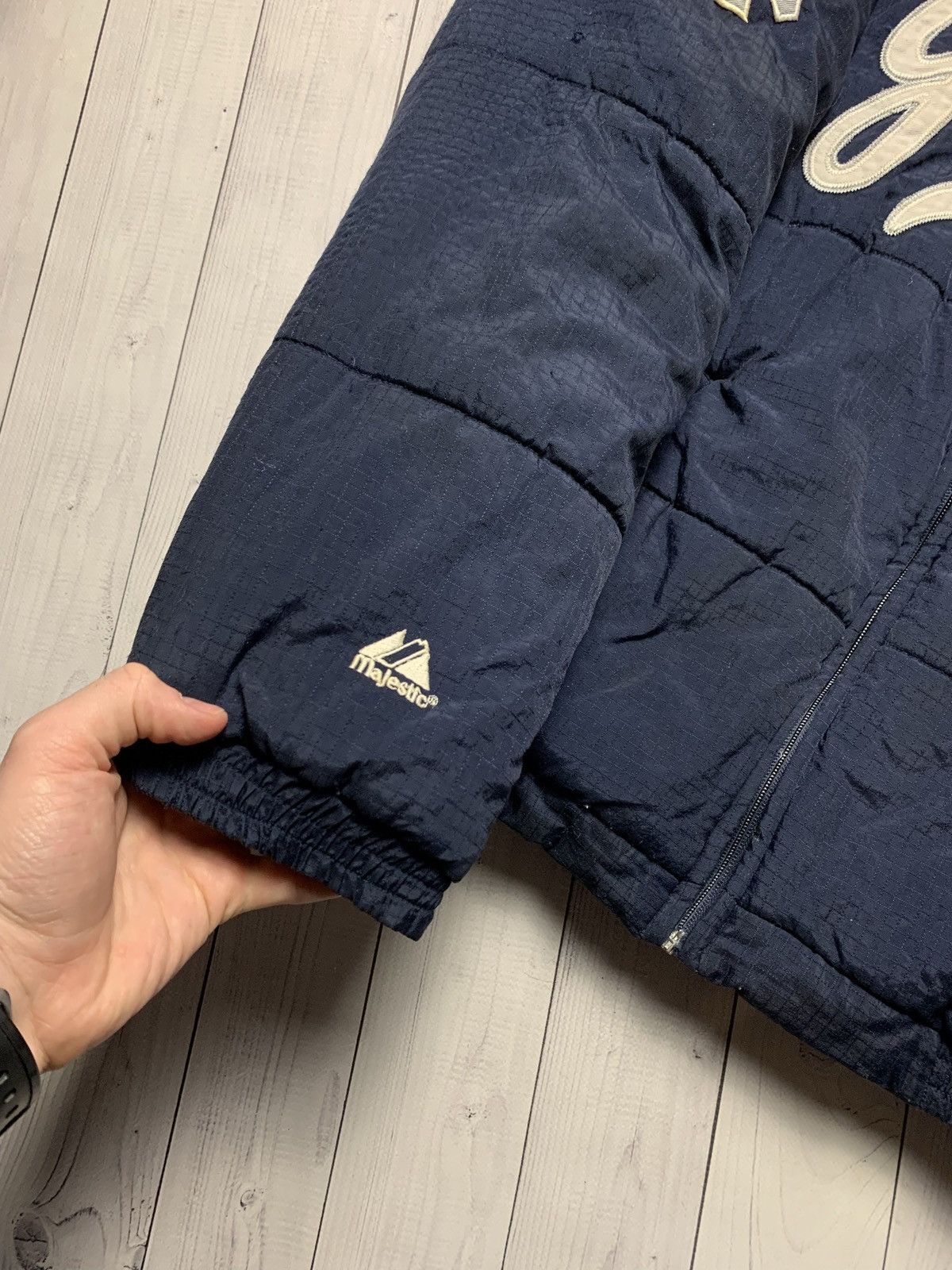 MLB × New York Yankees × Vintage Vintage New York Yankees Majestic jacket size L rare logo Size US L / EU 52-54 / 3 - 2 Thumbnail