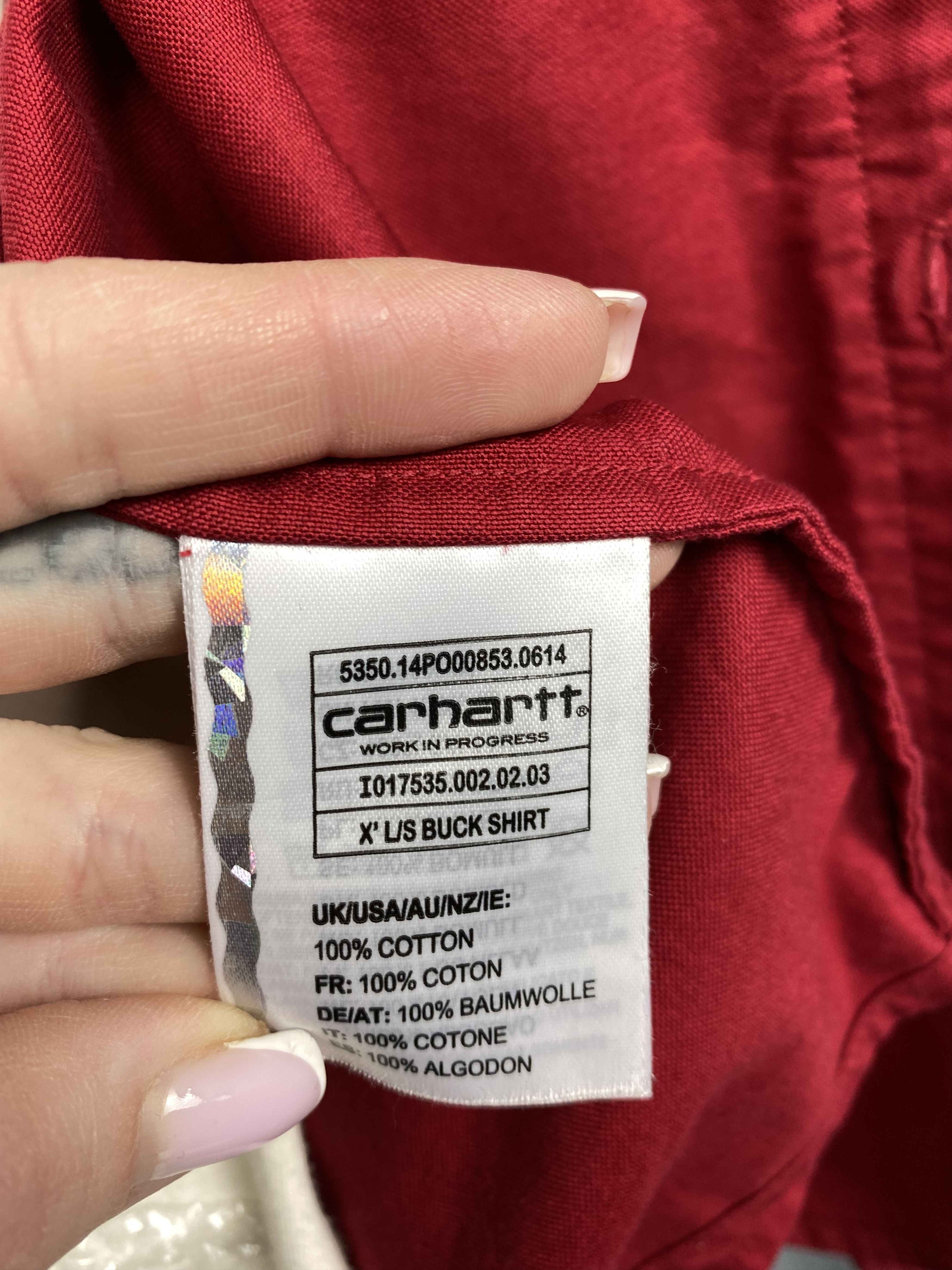 Carhartt × Carhartt Wip × Flannel Carhartt Wip Mens Shirt Y2K Size US S / EU 44-46 / 1 - 7 Thumbnail