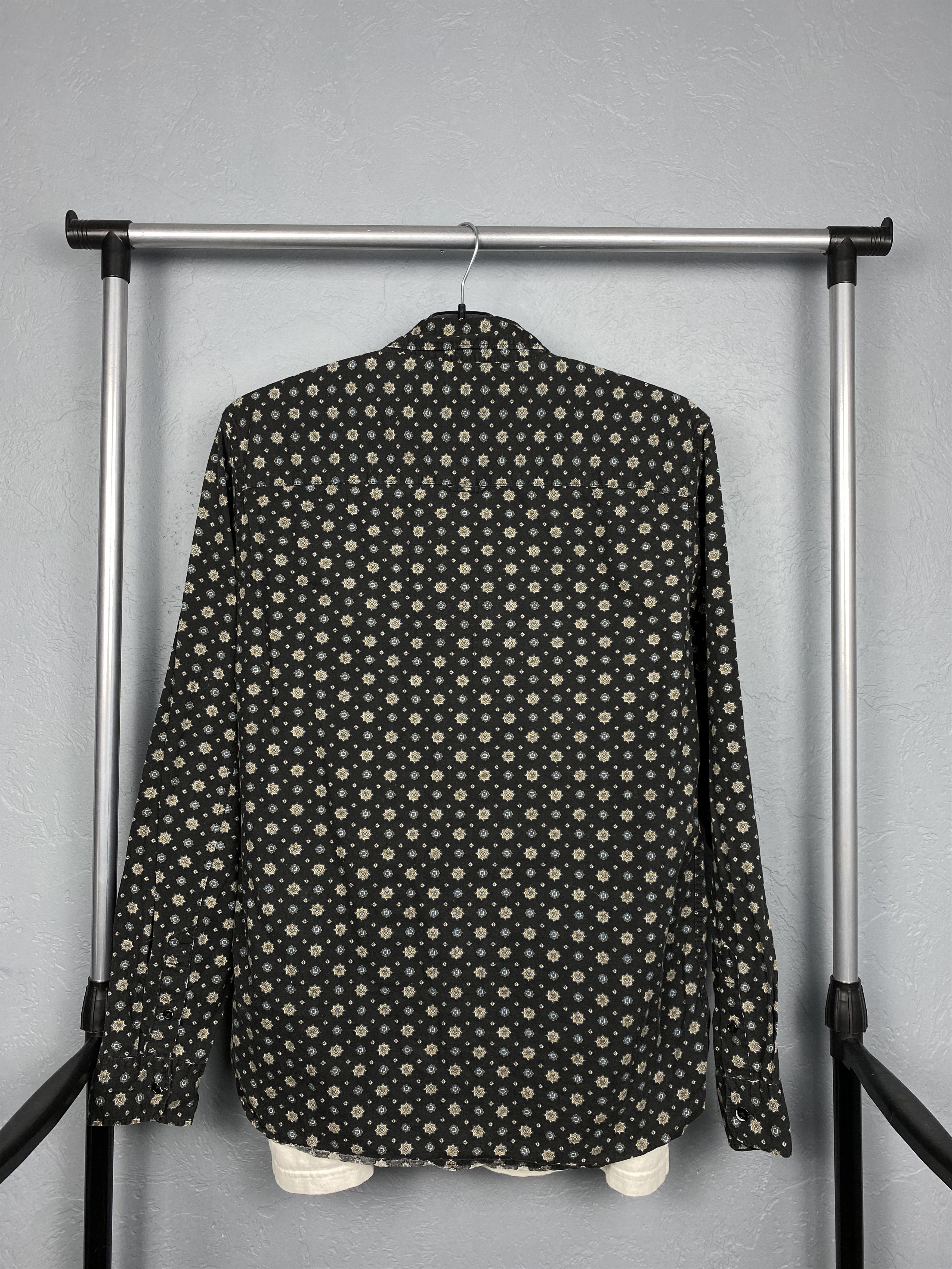 Allsaints Allsaints Mens Printed Long Sleeve Shirt Size US M / EU 48-50 / 2 - 7 Thumbnail