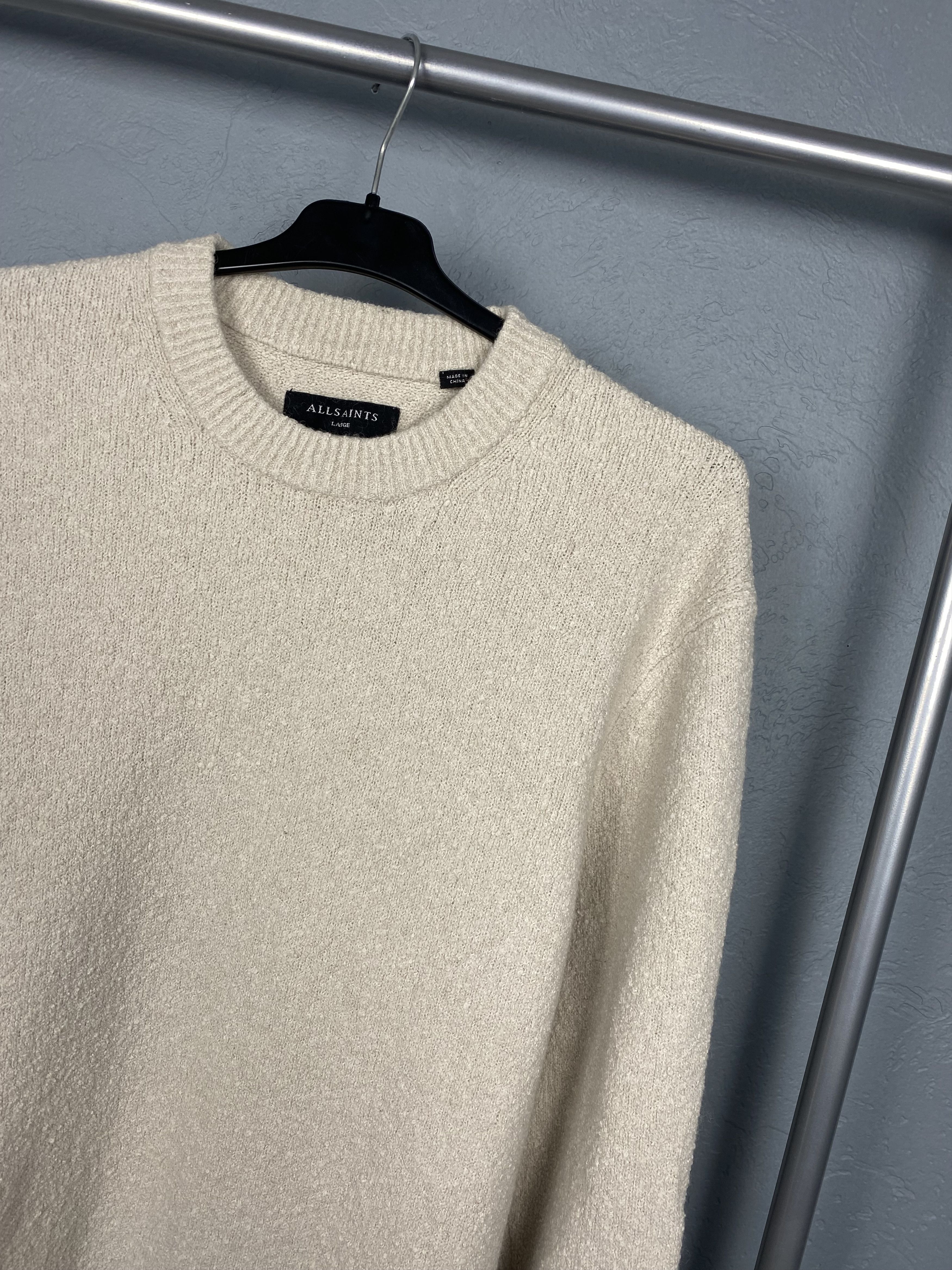 Allsaints Allsaints Mens Crew Neck Mohair Sweater Size US L / EU 52-54 / 3 - 2 Thumbnail